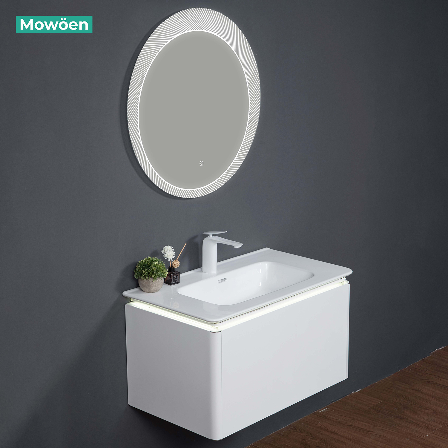 Tủ Lavabo Mowoen Inox MW6812S-80
