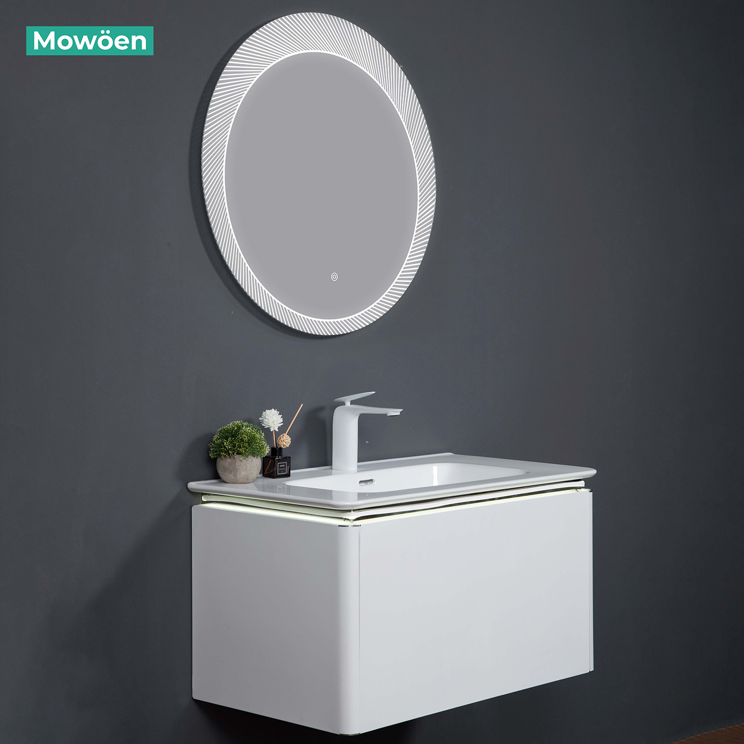 Tủ Lavabo Mowoen Inox MW6812S-80