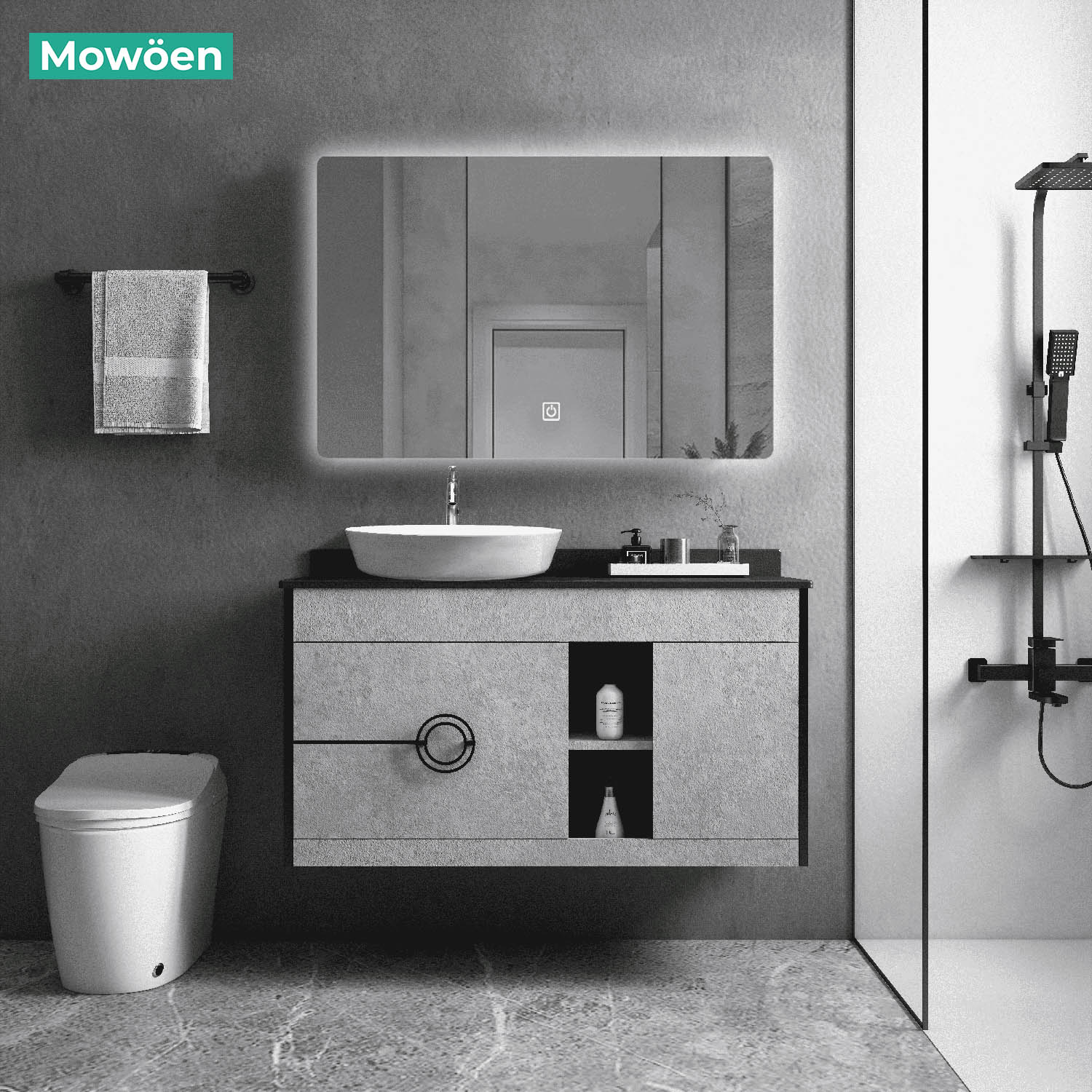 Tủ Lavabo Mowoen MW6608R-100