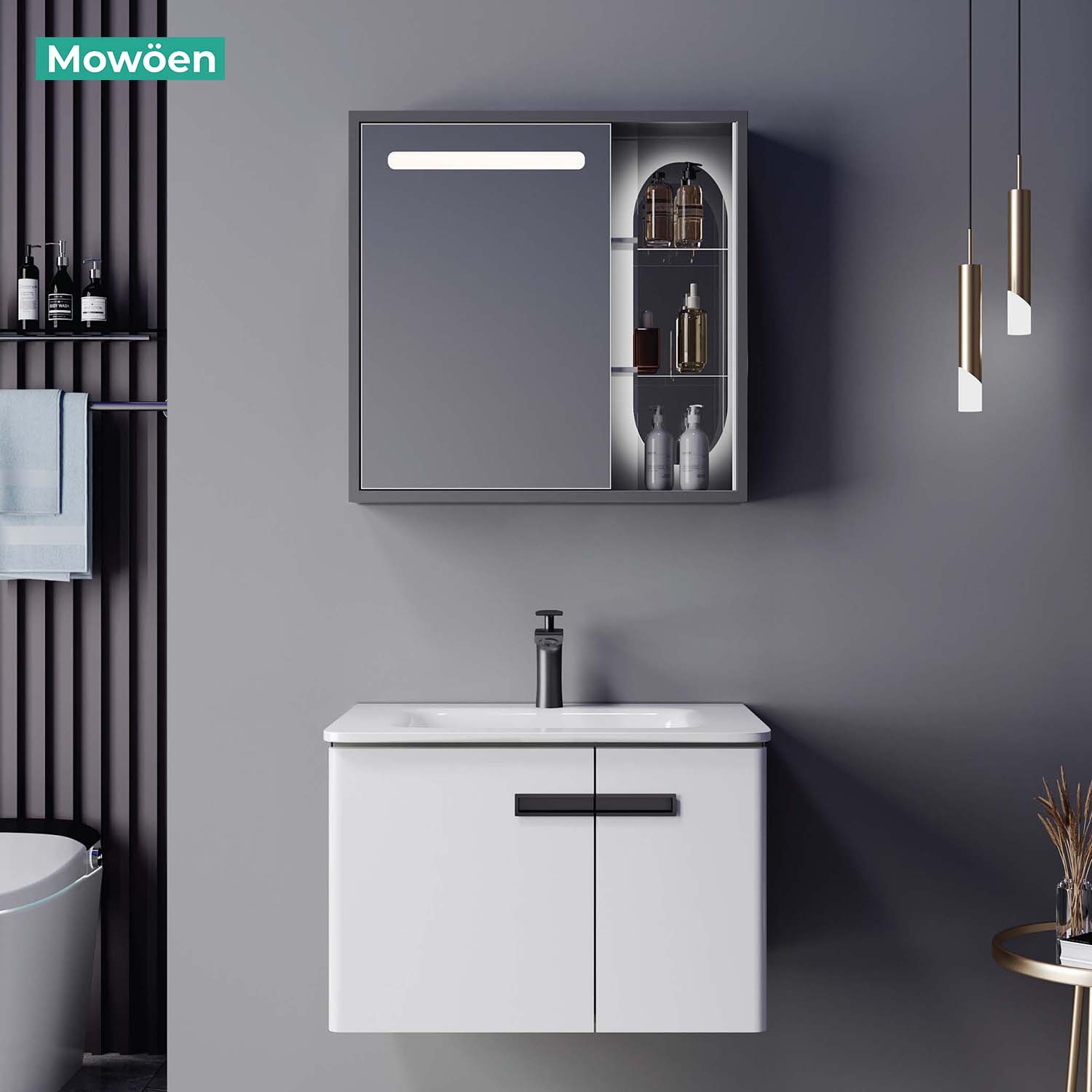 Tủ Lavabo Mowoen MW6616-60