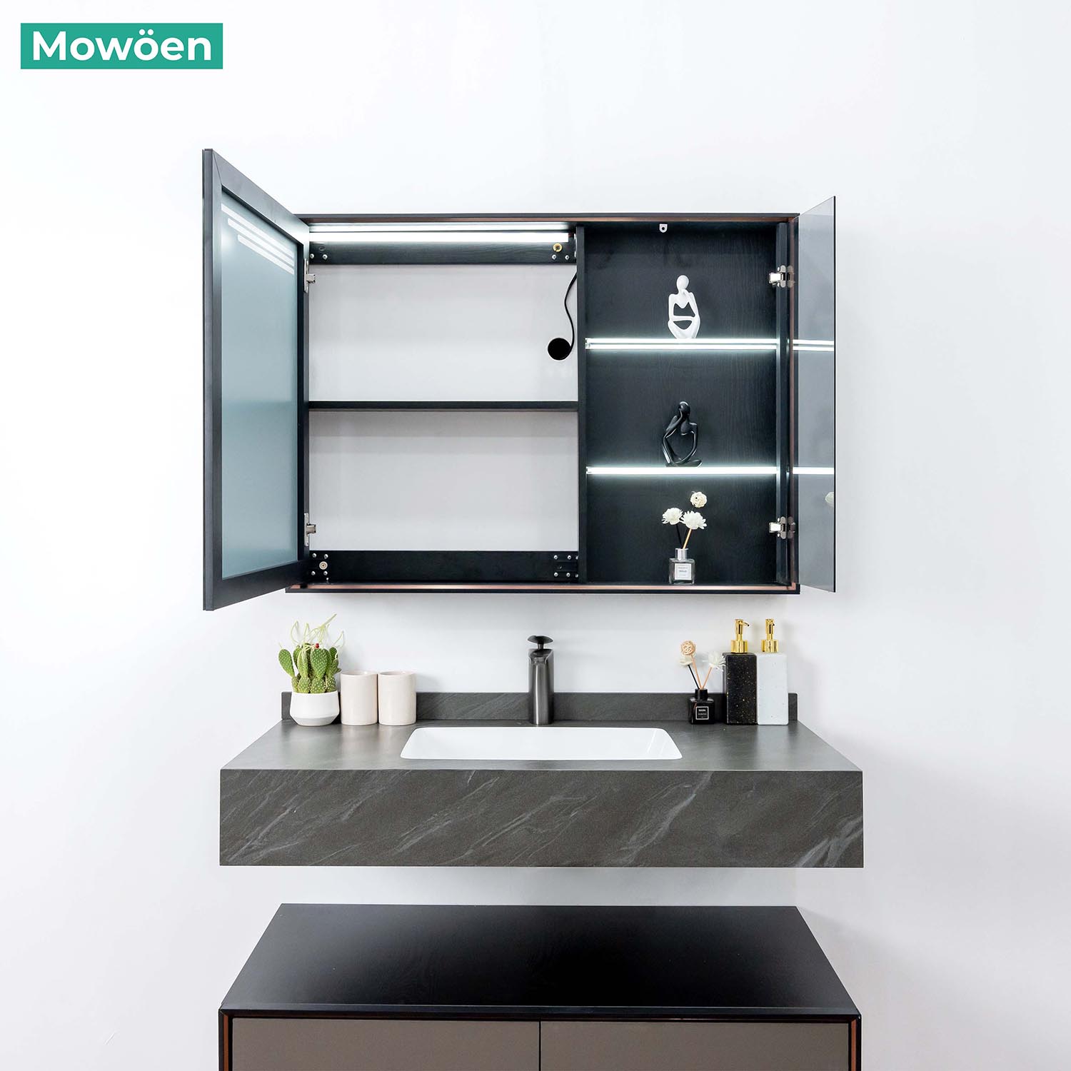 Tủ Lavabo Mowoen MW6630-100SB