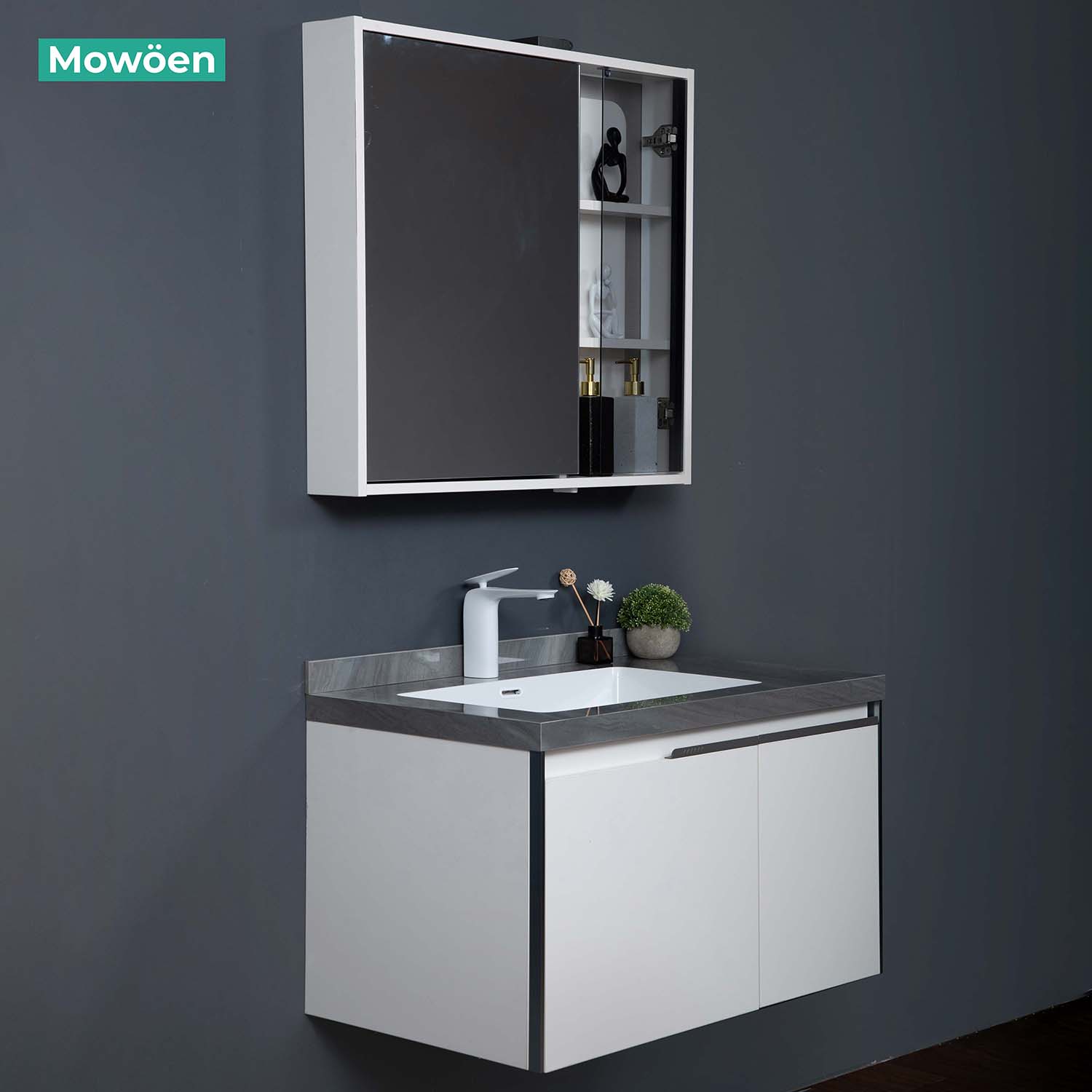 Tủ Lavabo Mowoen MW6631-80SB