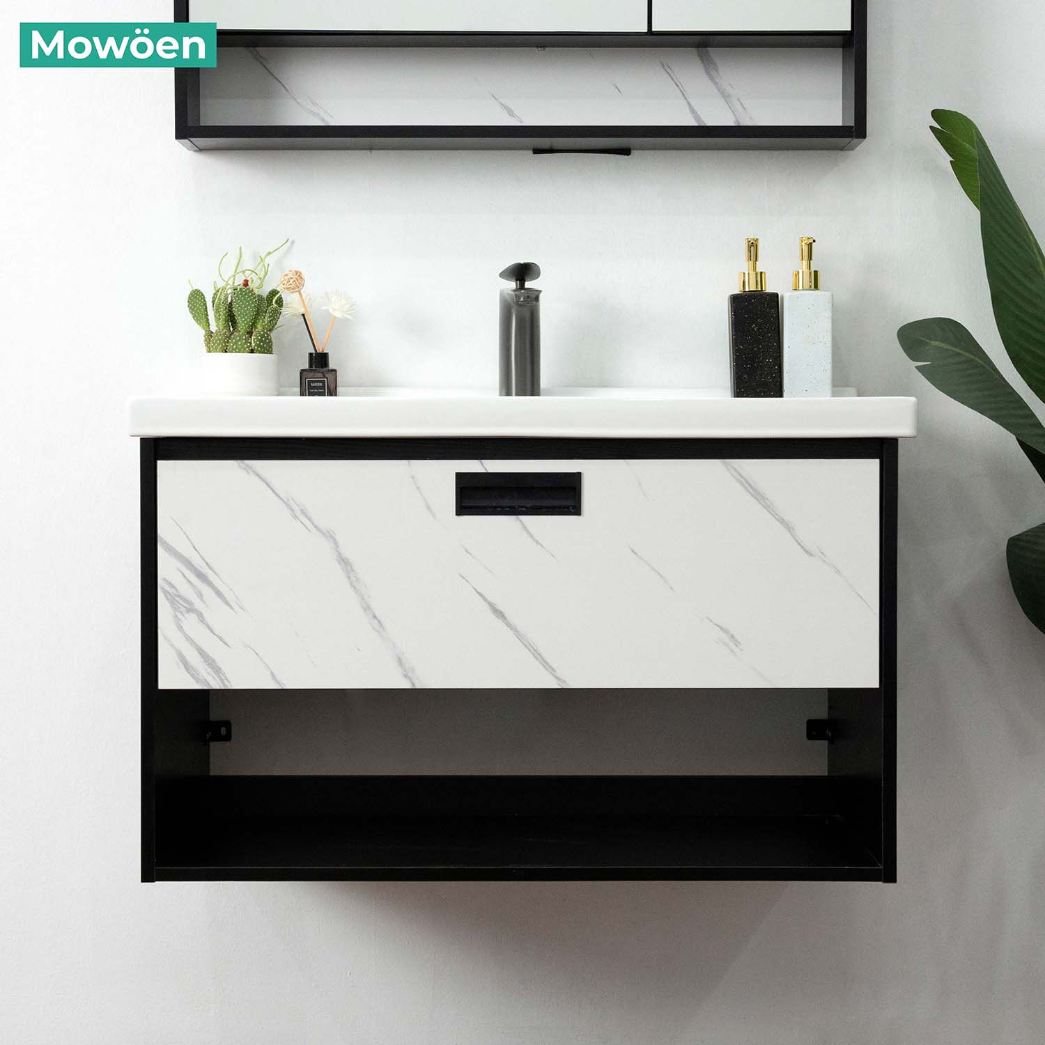 Tủ Lavabo Mowoen MW6952-80 Phòng Tắm 800mm