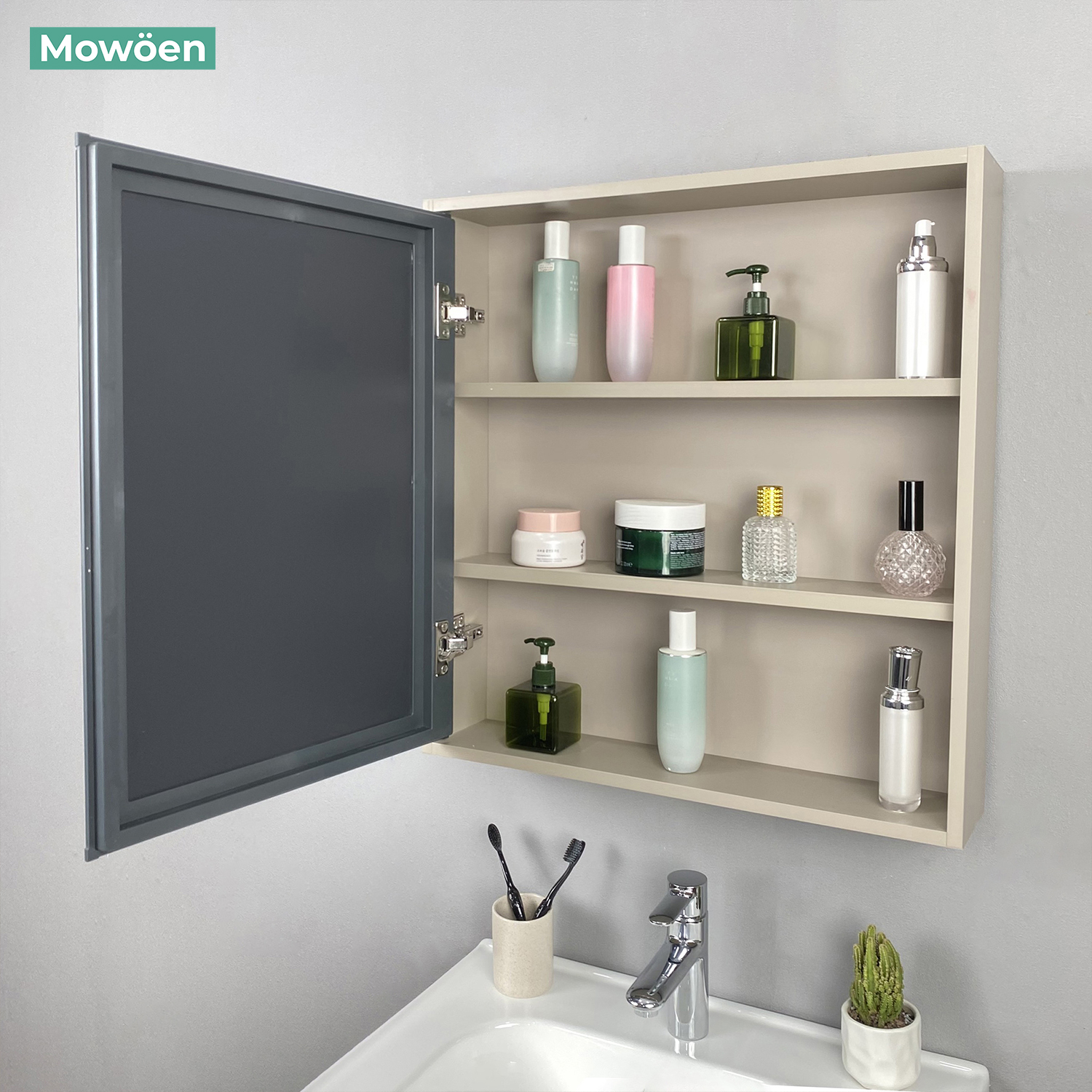 Tủ Lavabo Nhựa PVC Mowoen MW2702-60