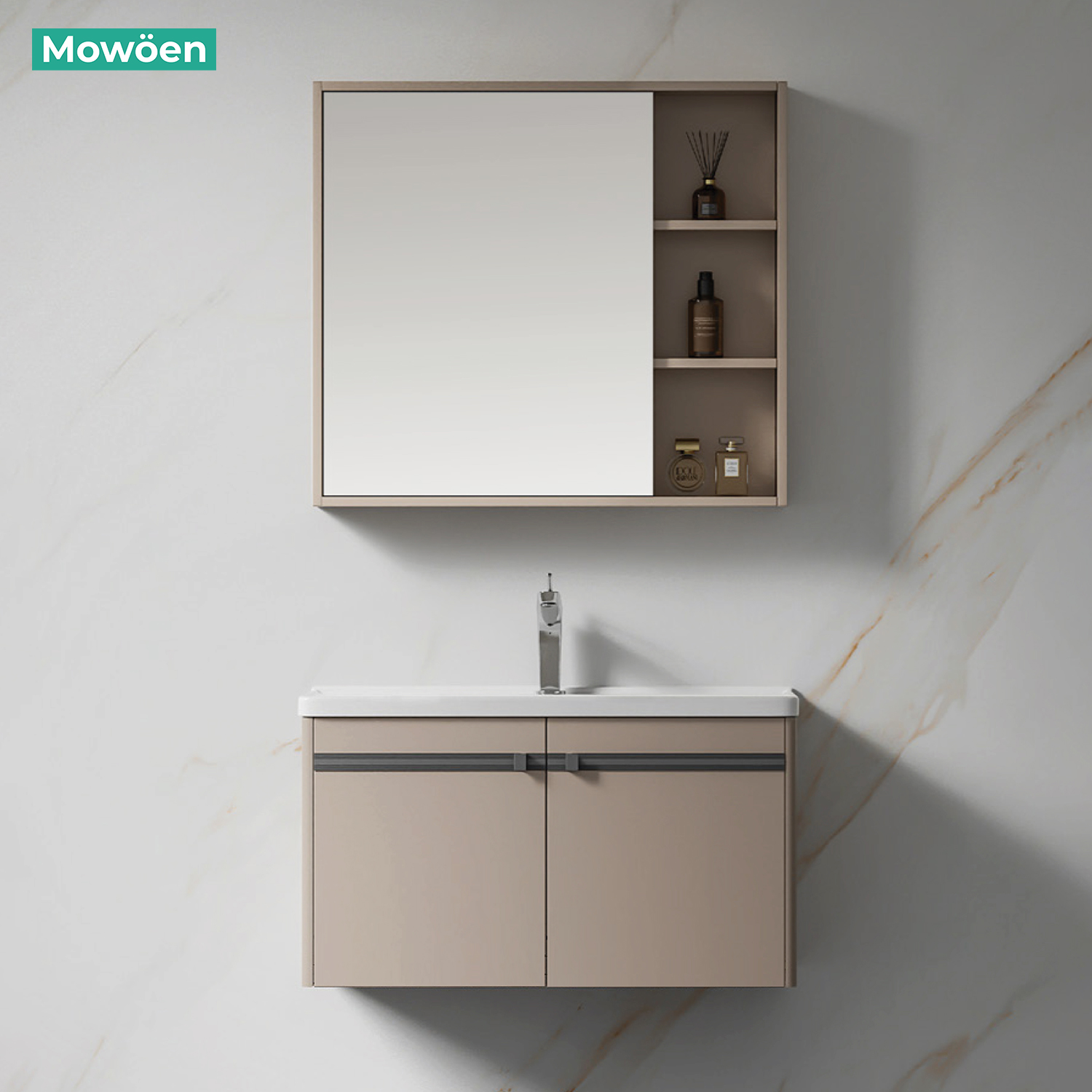 Tủ Lavabo Nhựa PVC Mowoen MW2702-80