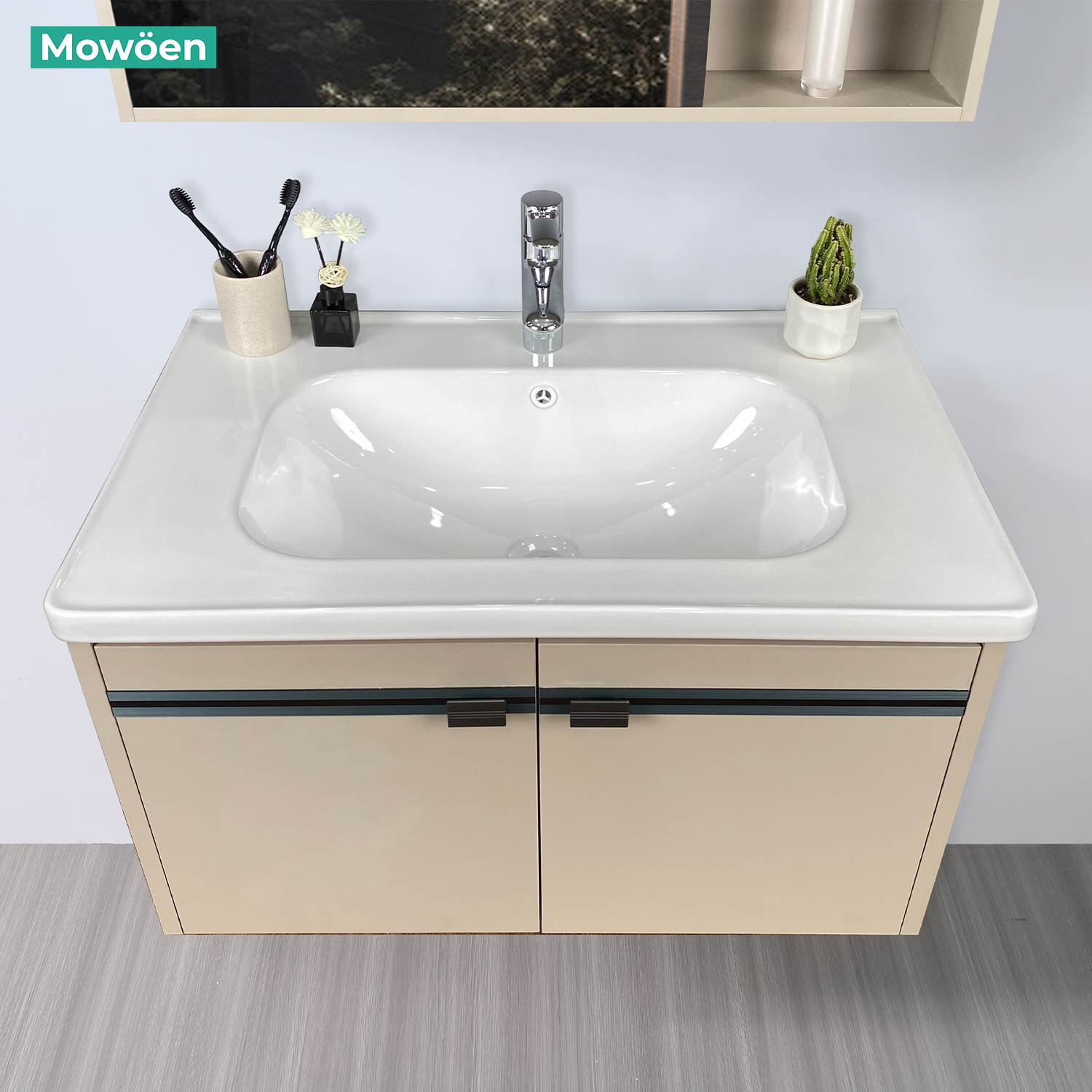 Tủ Lavabo Nhựa PVC Mowoen MW2702-80