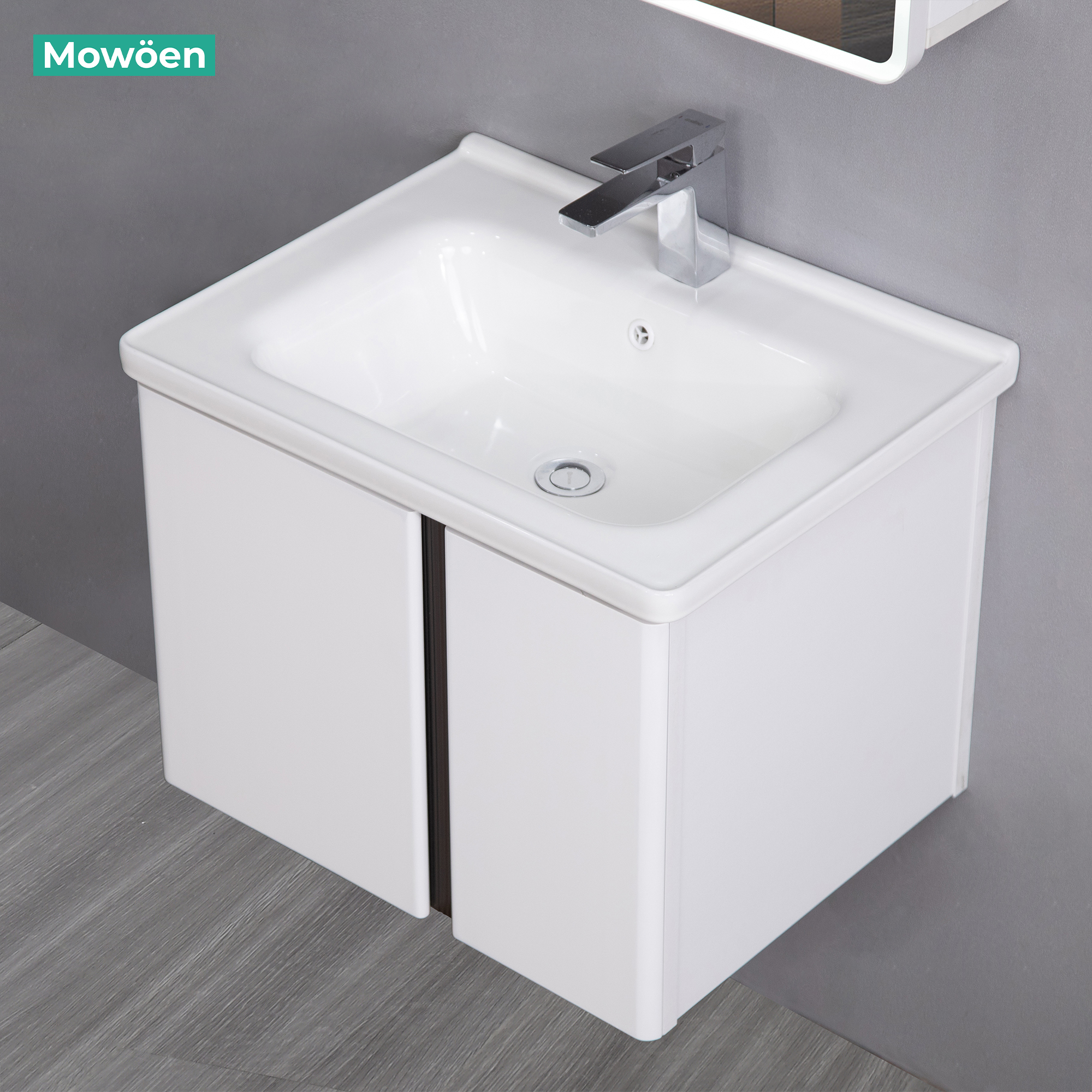 Tủ Lavabo Nhựa PVC Mowoen MW2703-60