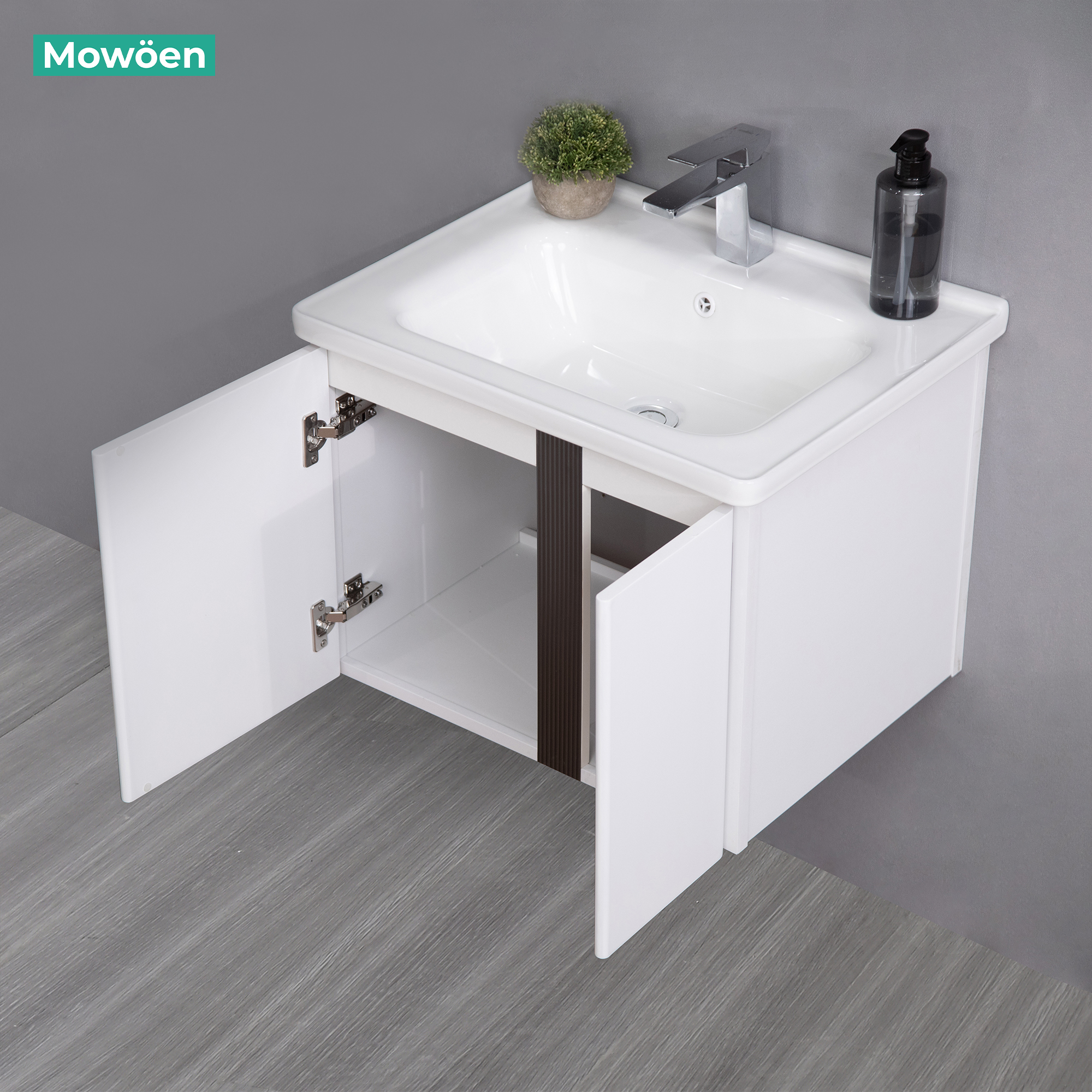 Tủ Lavabo Nhựa PVC Mowoen MW2703-60