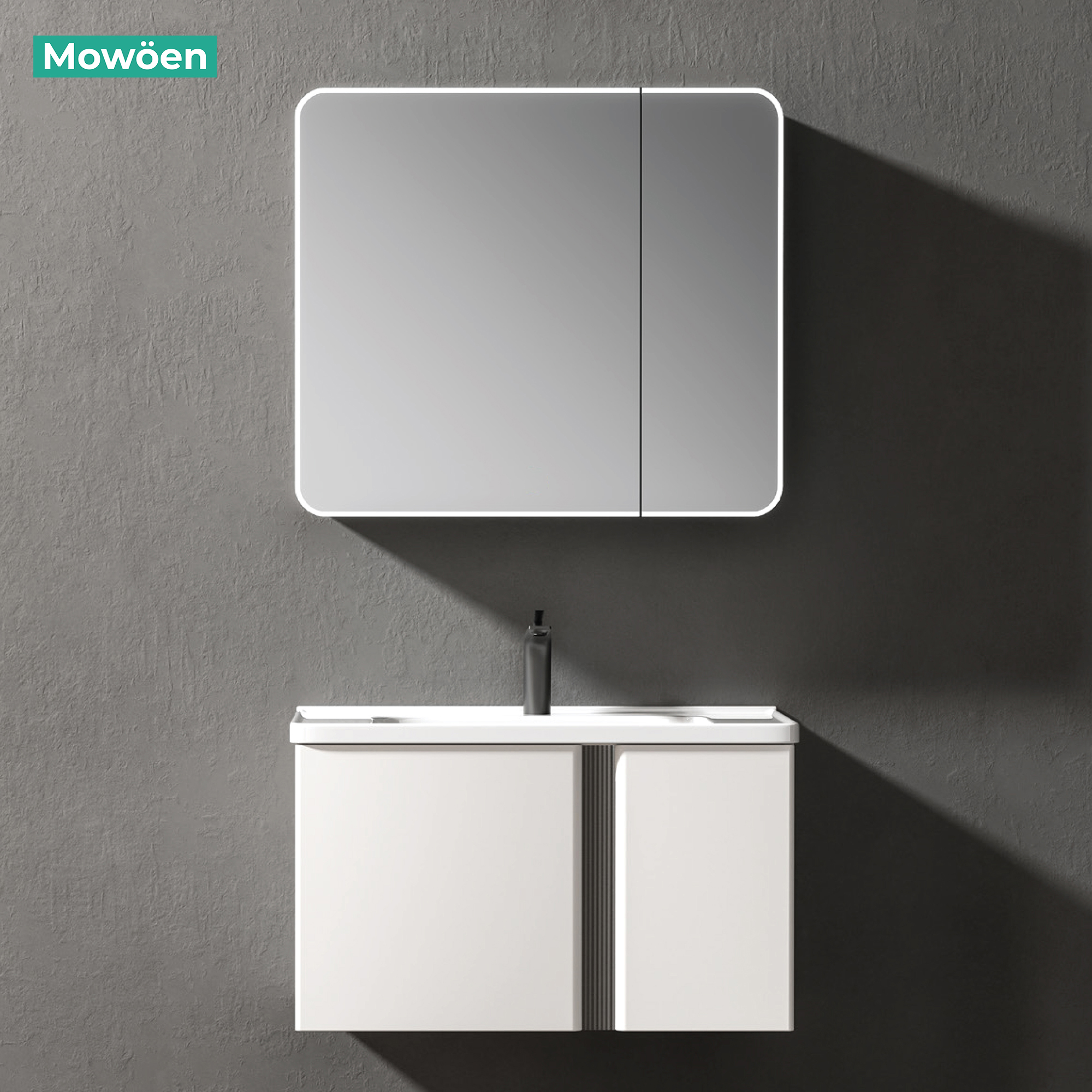 Tủ Lavabo Nhựa PVC Mowoen MW2703-70