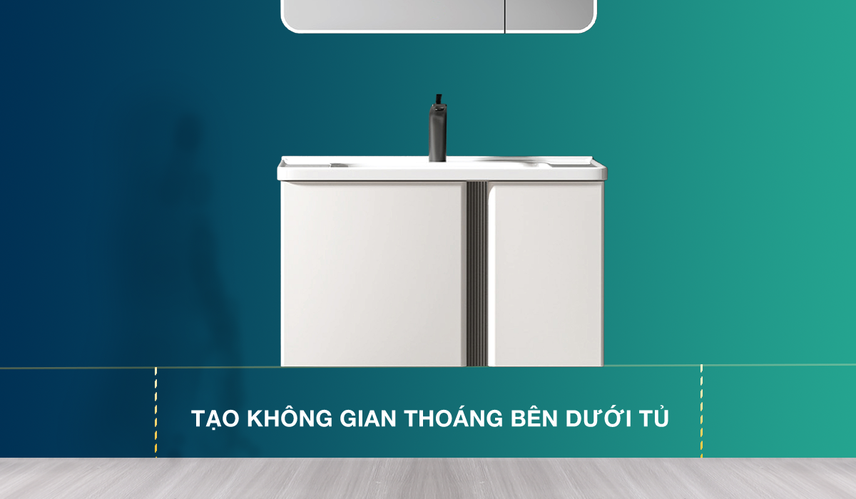Tủ Lavabo Nhựa PVC Mowoen MW2703-70