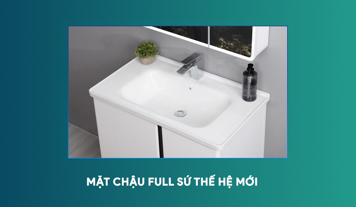Tủ Lavabo Nhựa PVC Mowoen MW2703-70