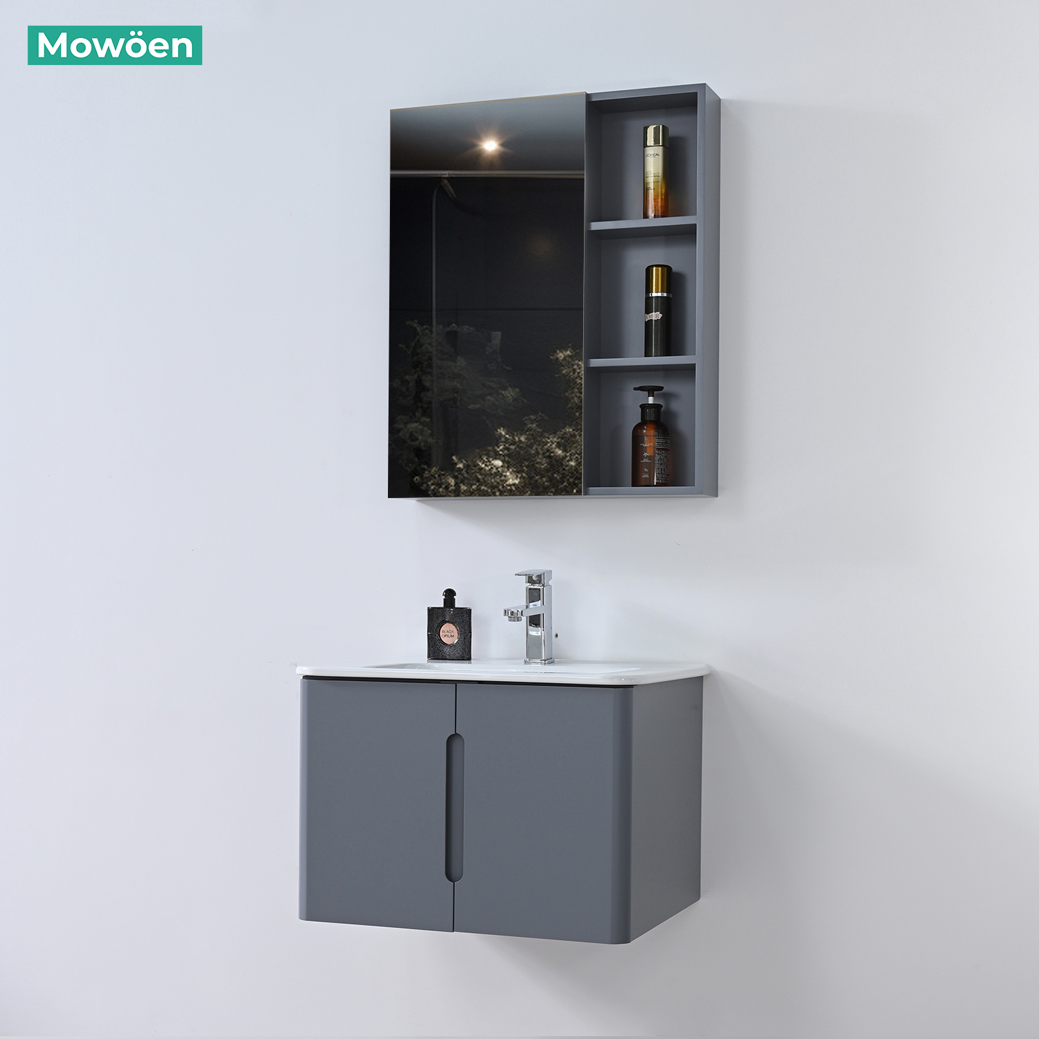 Tủ Lavabo Nhựa PVC Mowoen MW2709-1-60