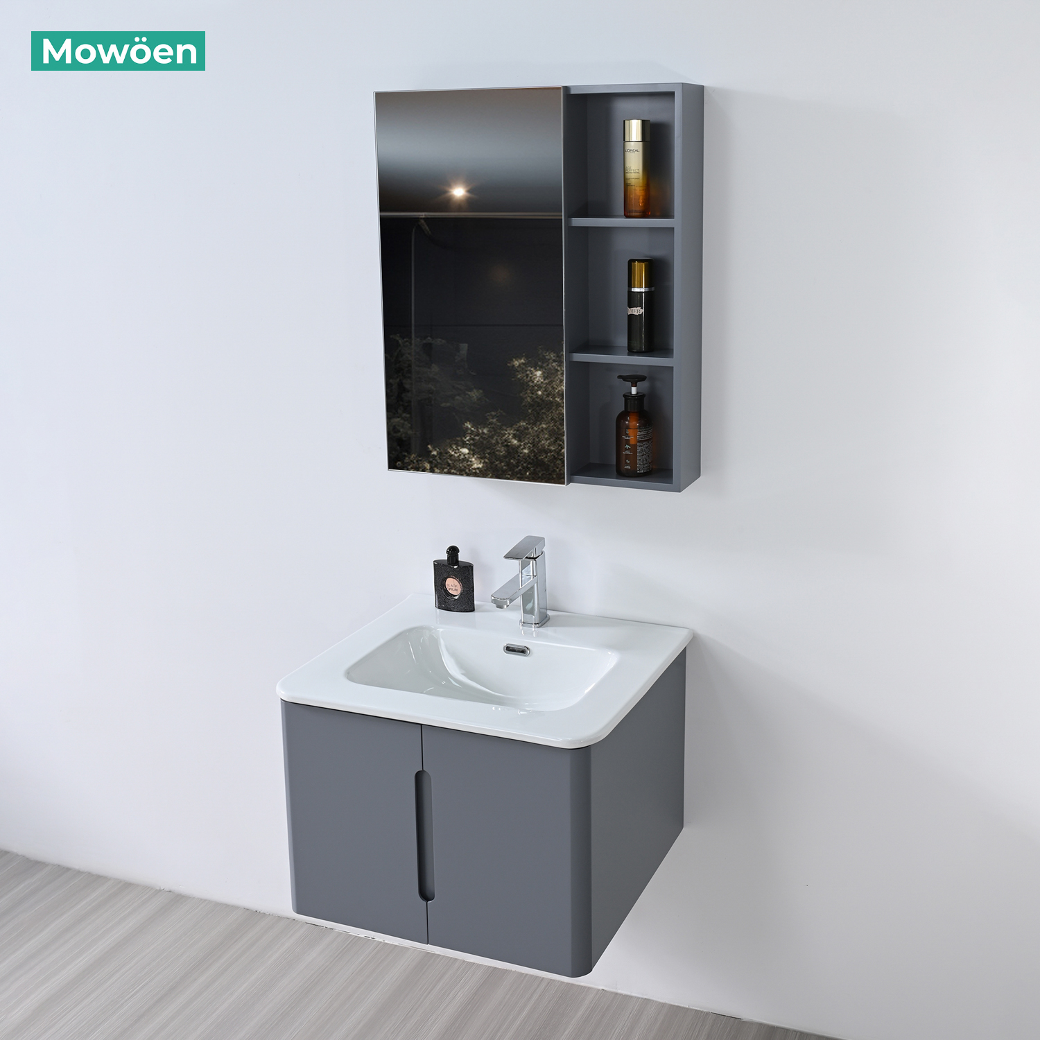 Tủ Lavabo Nhựa PVC Mowoen MW2709-1-60