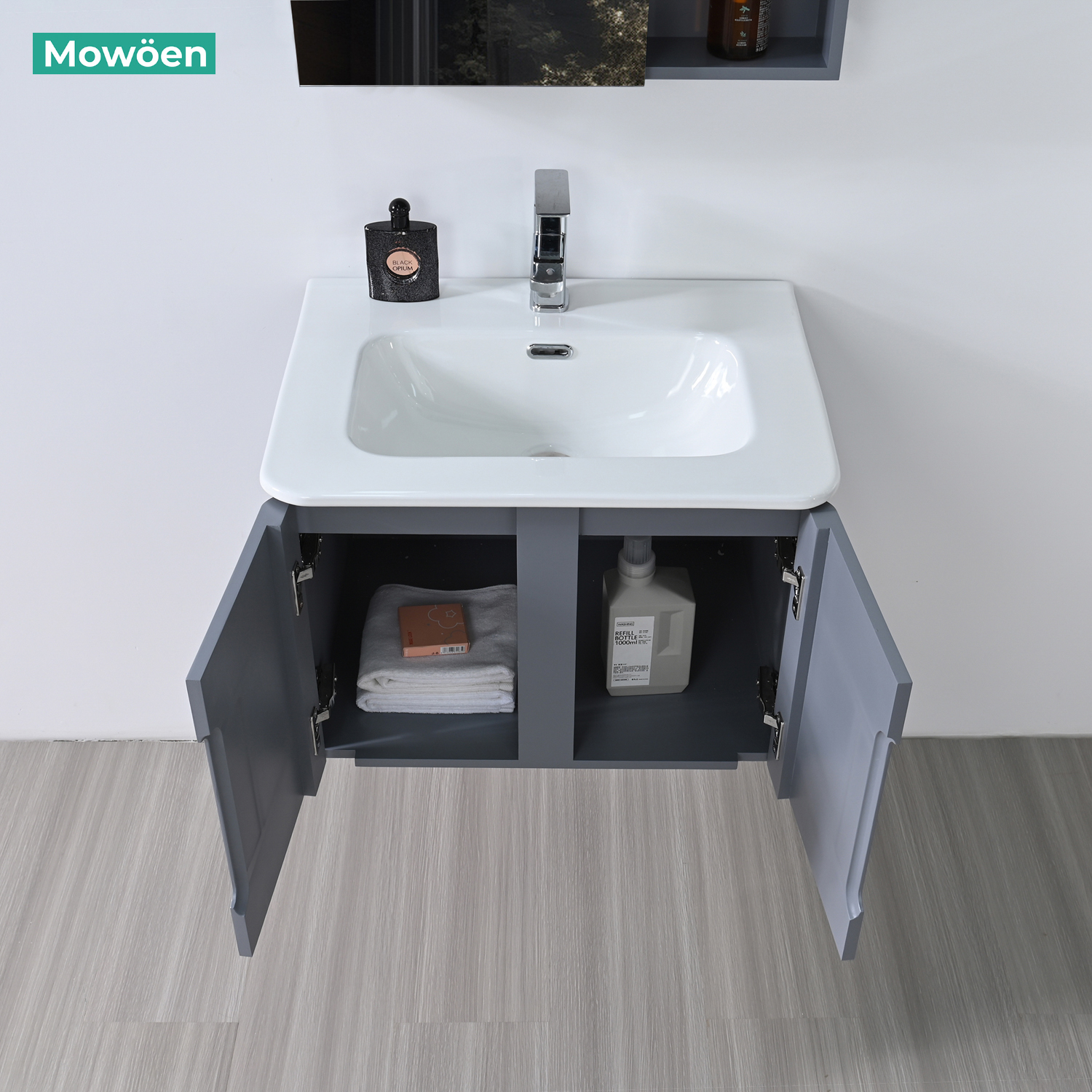 Tủ Lavabo Nhựa PVC Mowoen MW2709-1-60