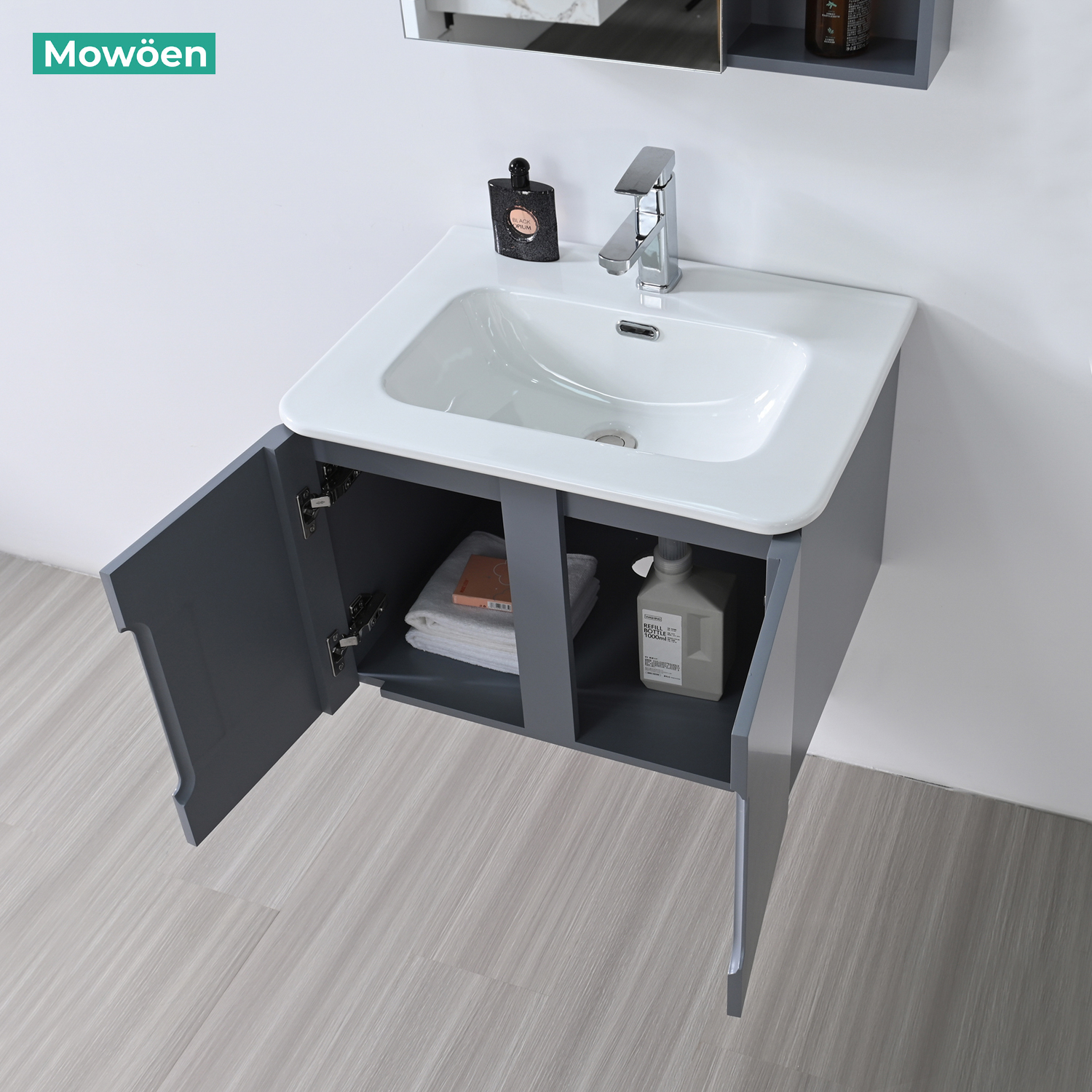 Tủ Lavabo Nhựa PVC Mowoen MW2709-1-60