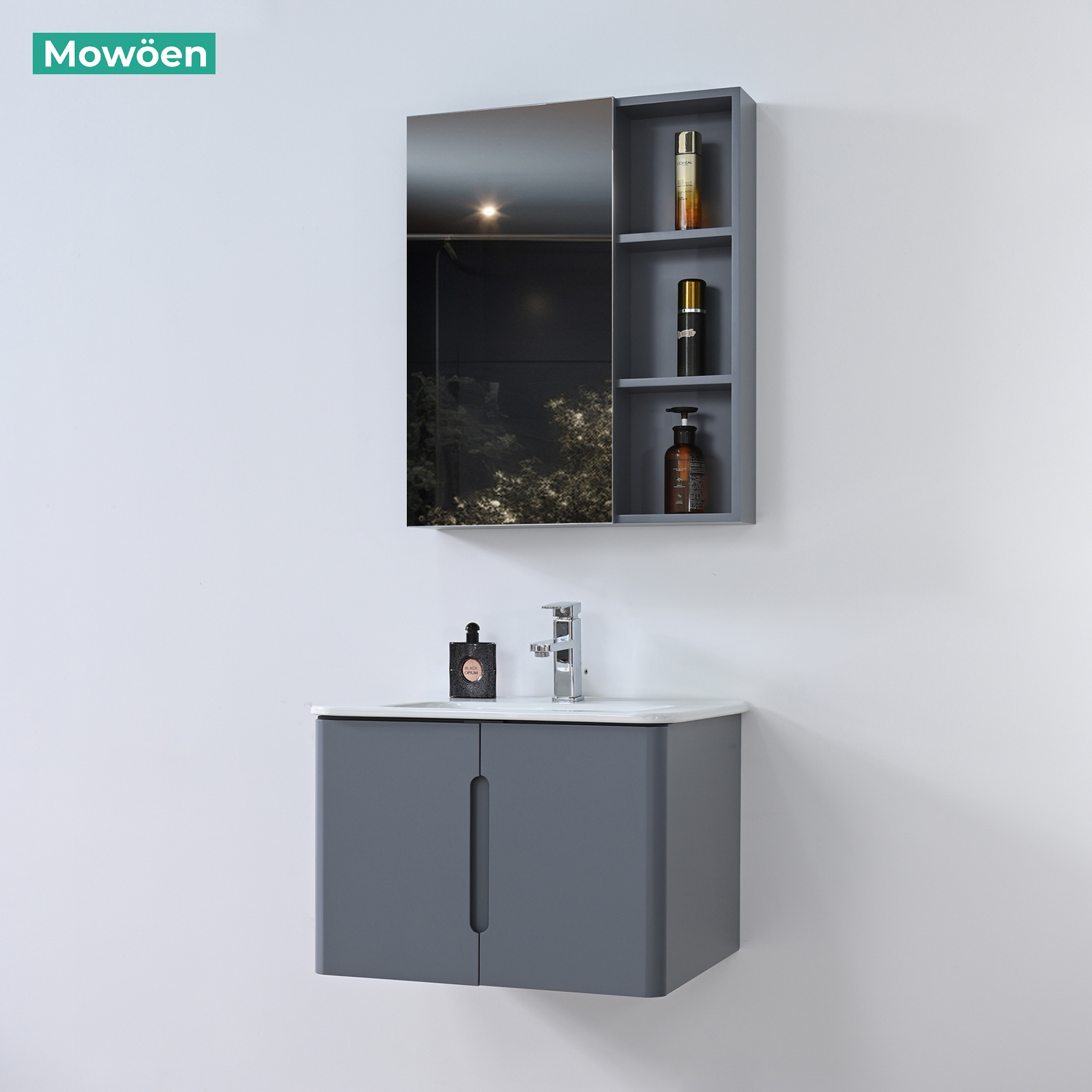 Tủ Lavabo Nhựa PVC Mowoen MW2709-1-60