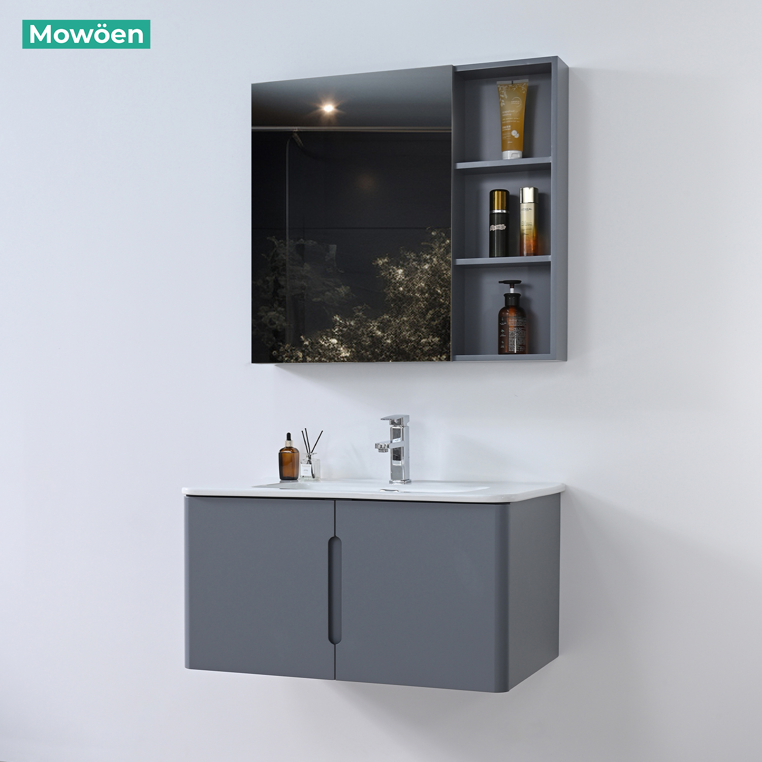 Tủ Lavabo Nhựa PVC Mowoen MW2709-80
