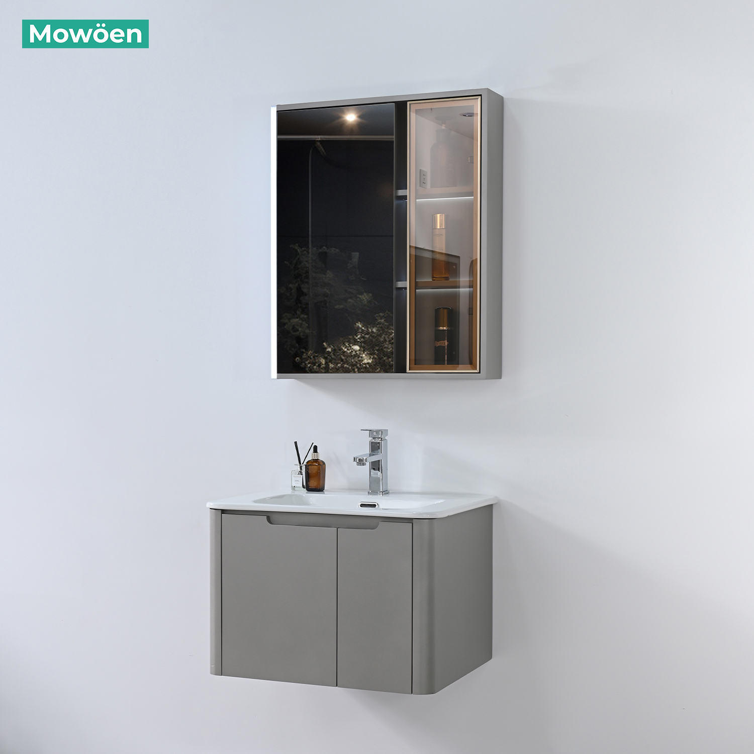 Tủ Lavabo Nhựa PVC Mowoen MW2710-60