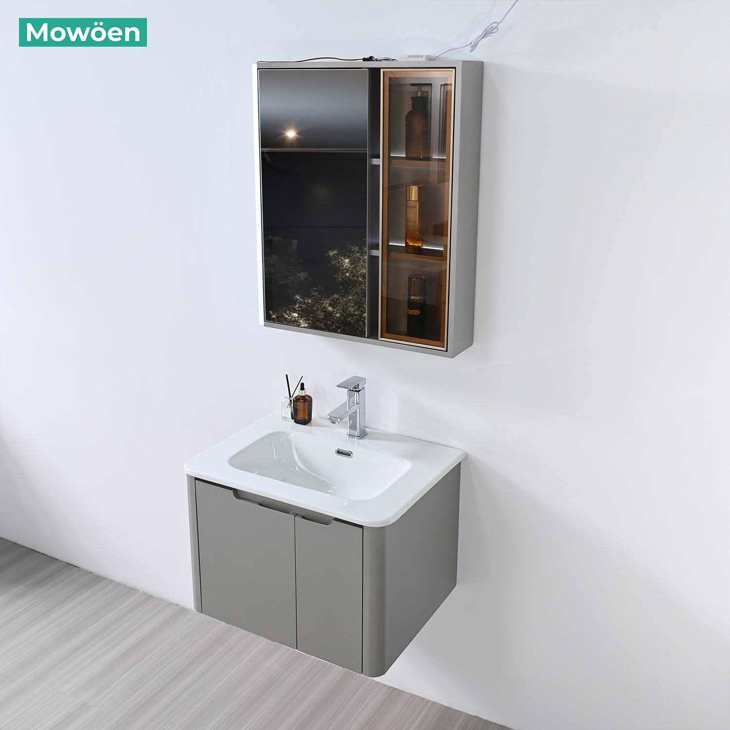 Tủ Lavabo Nhựa PVC Mowoen MW2710-60