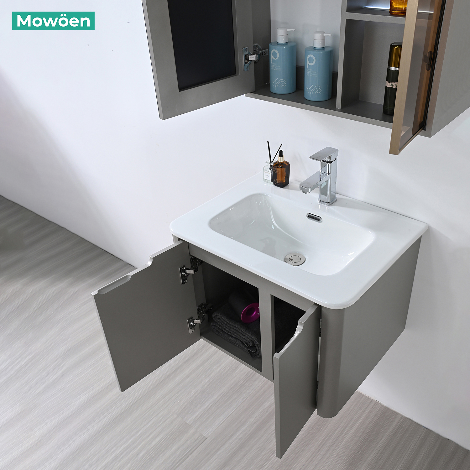 Tủ Lavabo Nhựa PVC Mowoen MW2710-60