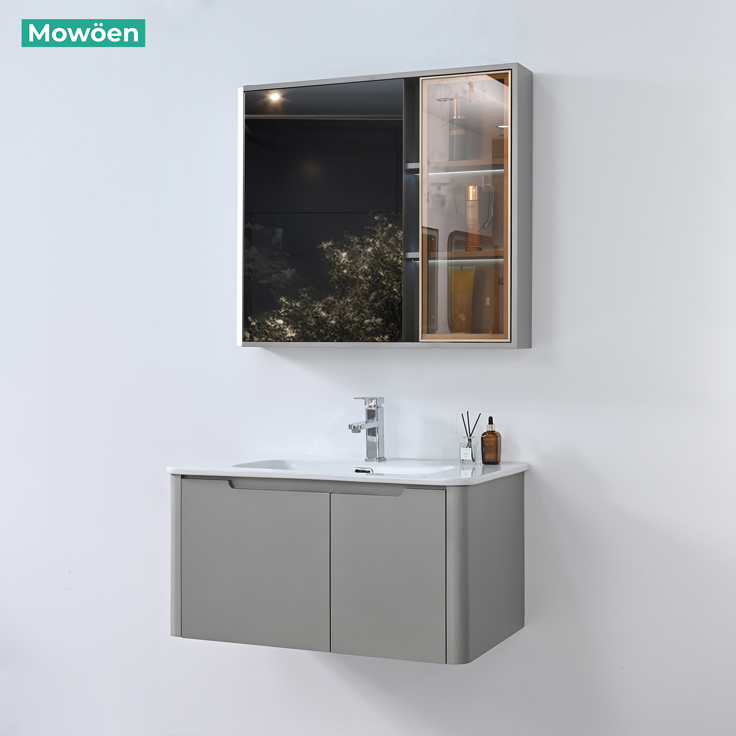 Tủ Lavabo Nhựa PVC Mowoen MW2710-80