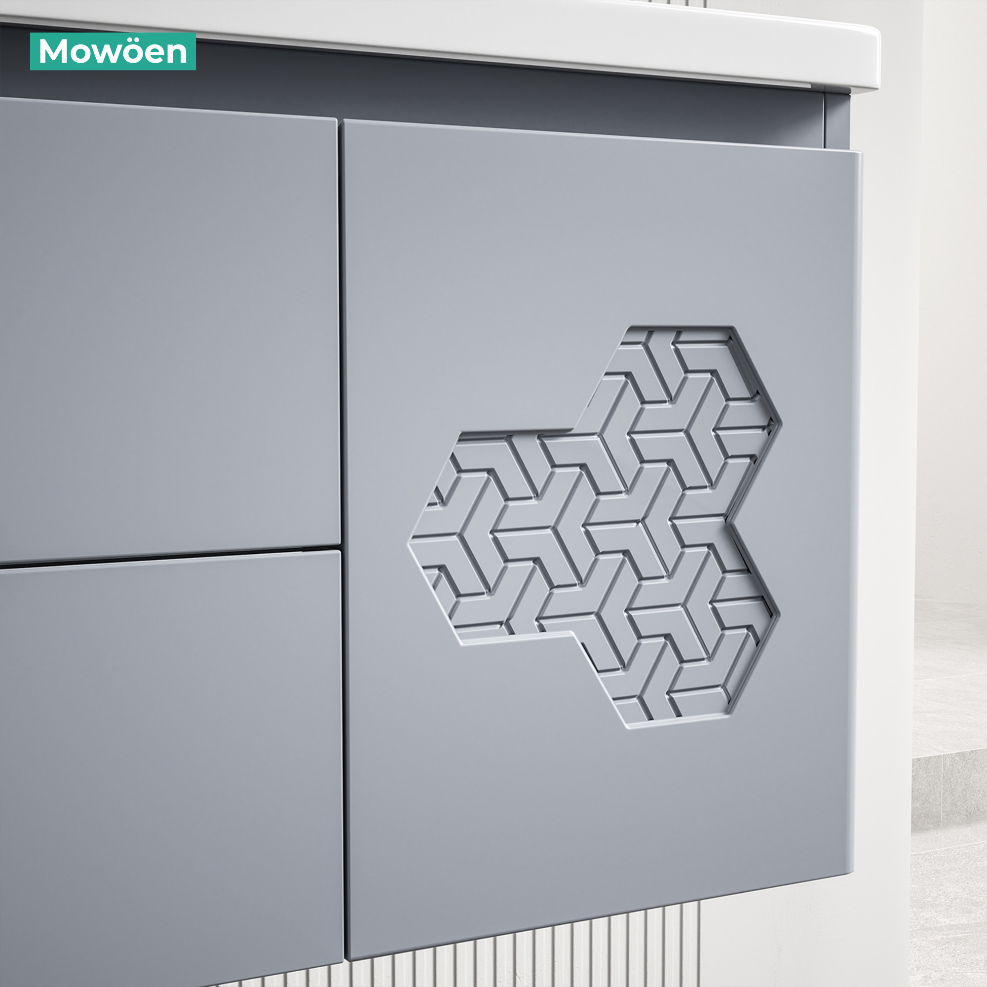 Tủ Lavabo Nhựa PVC Mowoen MW2715-80