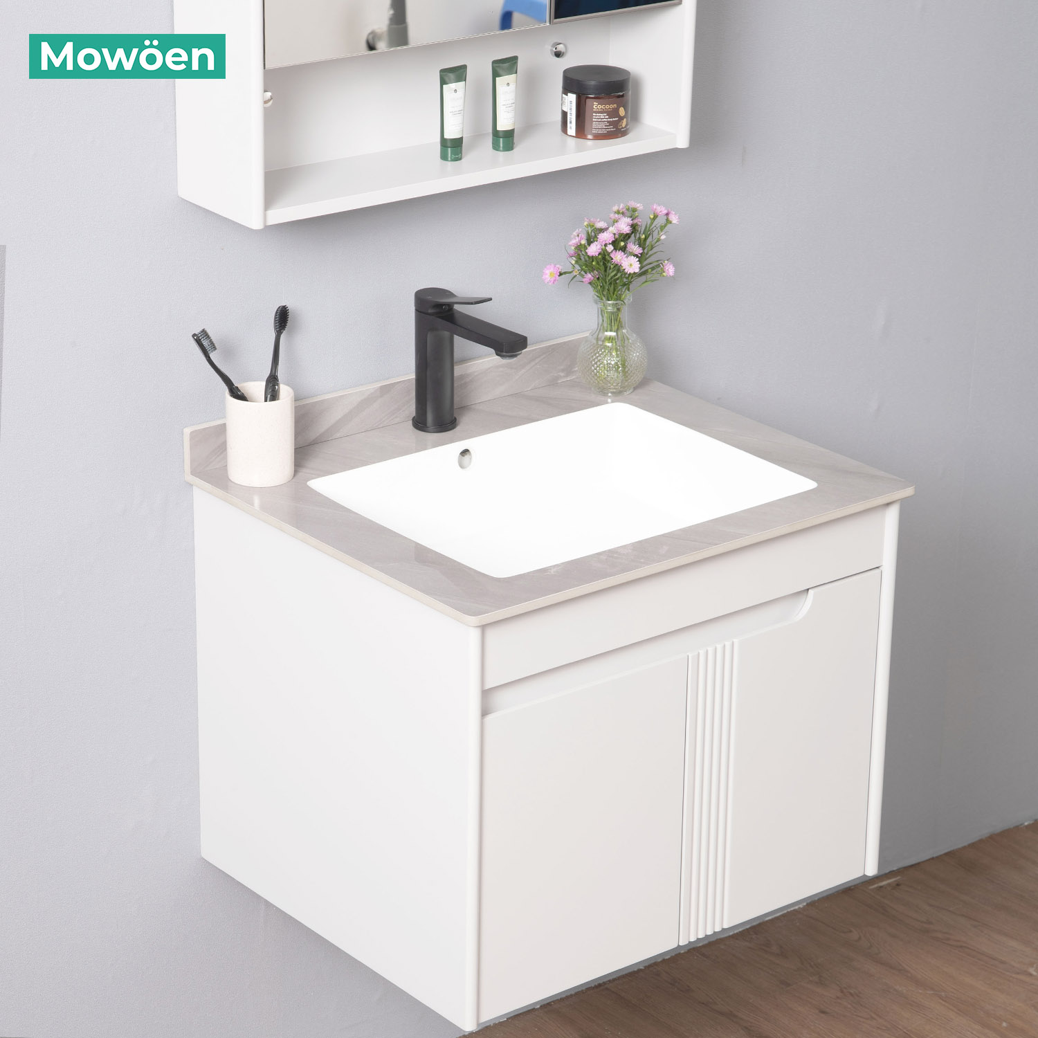 Tủ Lavabo Nhựa PVC Mowoen MW2805-60