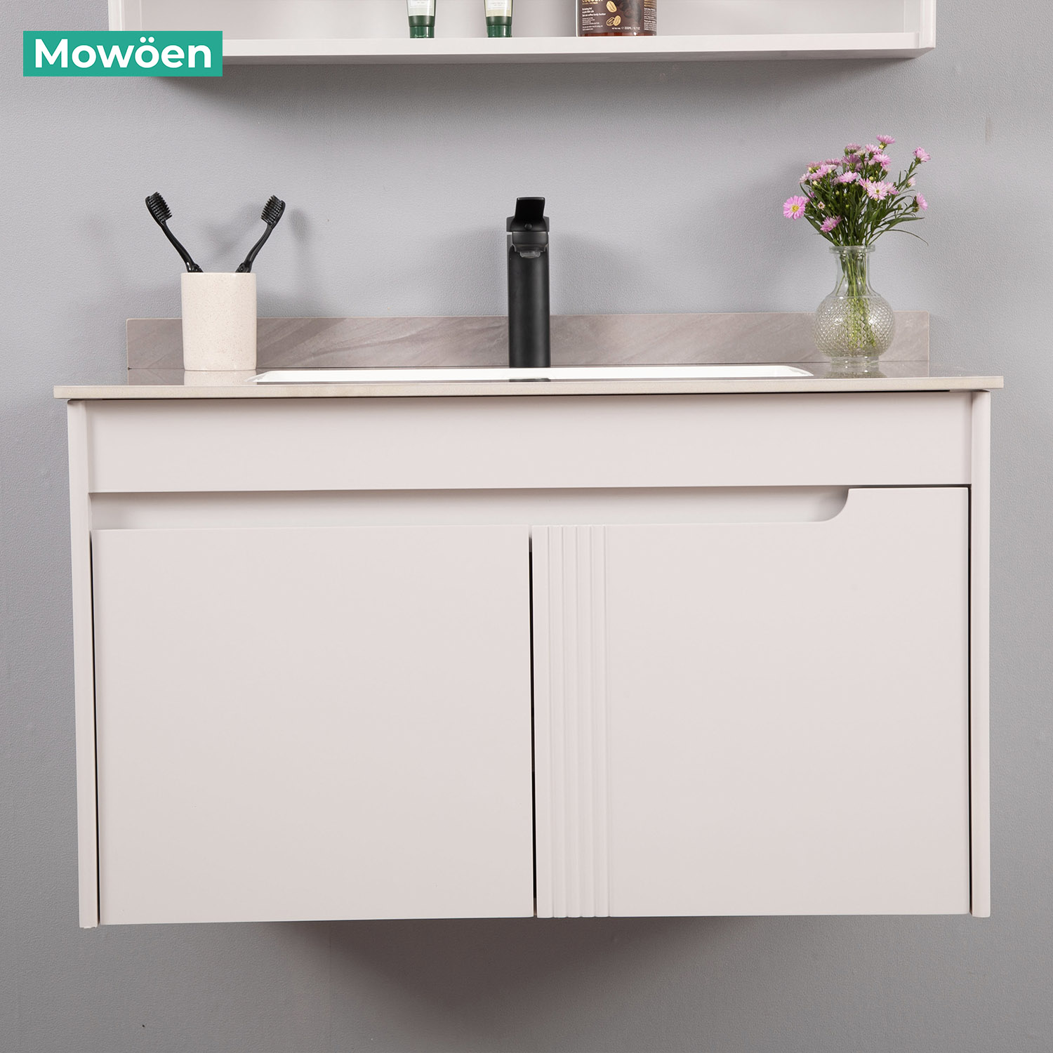Tủ Lavabo Nhựa PVC Mowoen MW2805-80