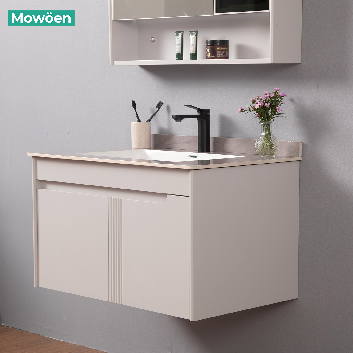 Tủ Lavabo Nhựa PVC Mowoen MW2805-80