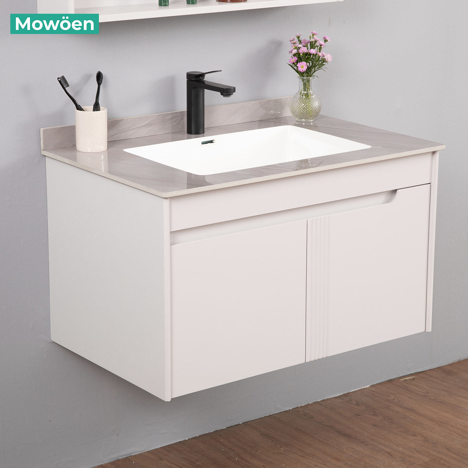 Tủ Lavabo Nhựa PVC Mowoen MW2805-80