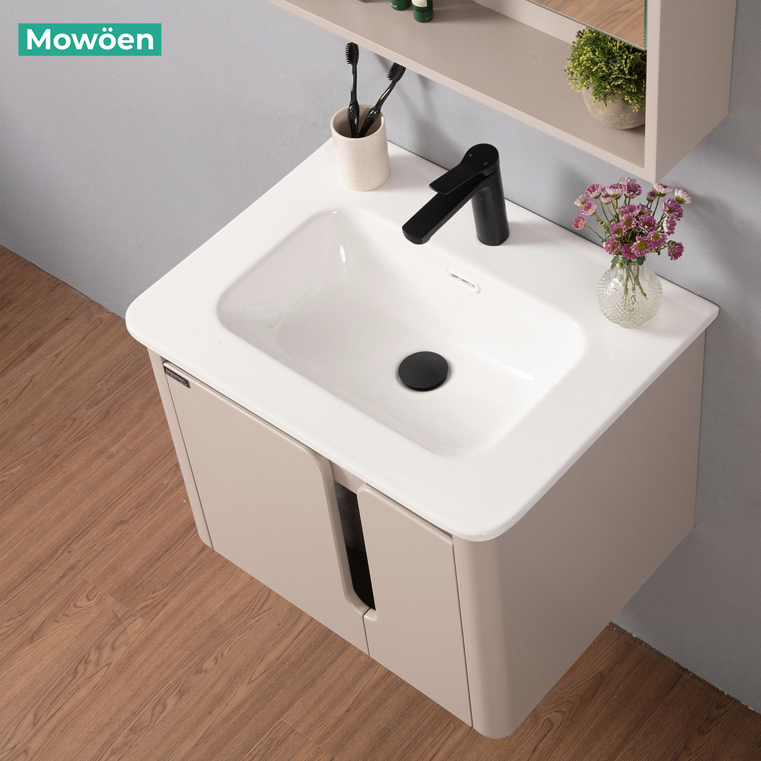 Tủ Lavabo Nhựa PVC Mowoen MW2807-60