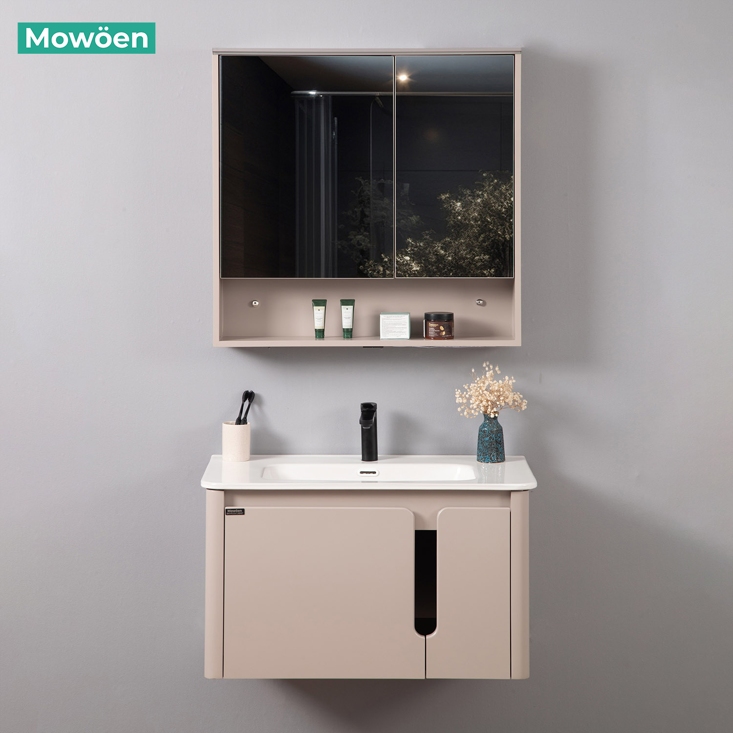 Tủ Lavabo Nhựa PVC Mowoen MW2807-80