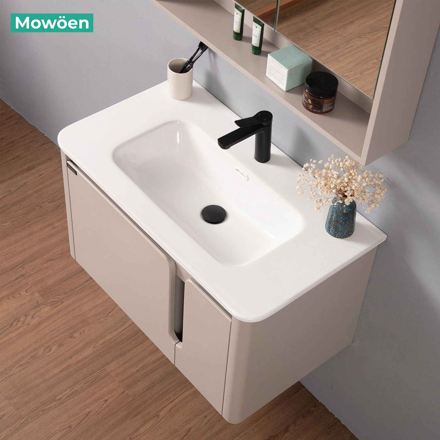 Tủ Lavabo Nhựa PVC Mowoen MW2807-80