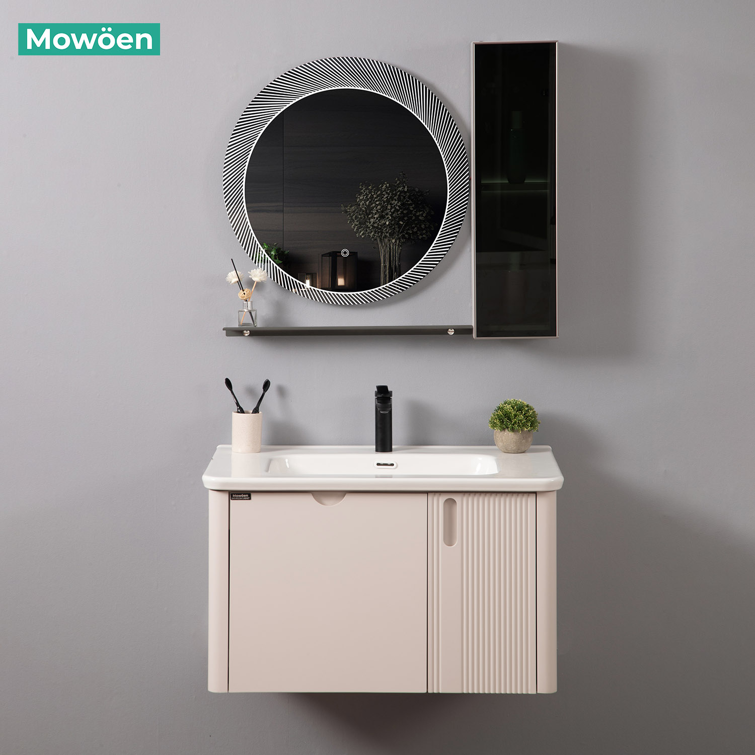 Tủ Lavabo Nhựa PVC Mowoen MW2811-80