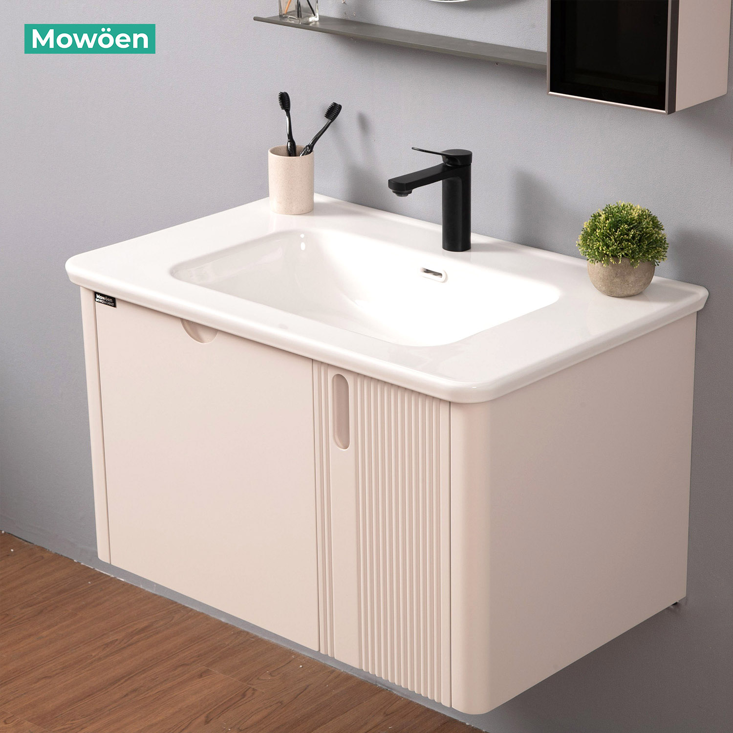Tủ Lavabo Nhựa PVC Mowoen MW2811-80