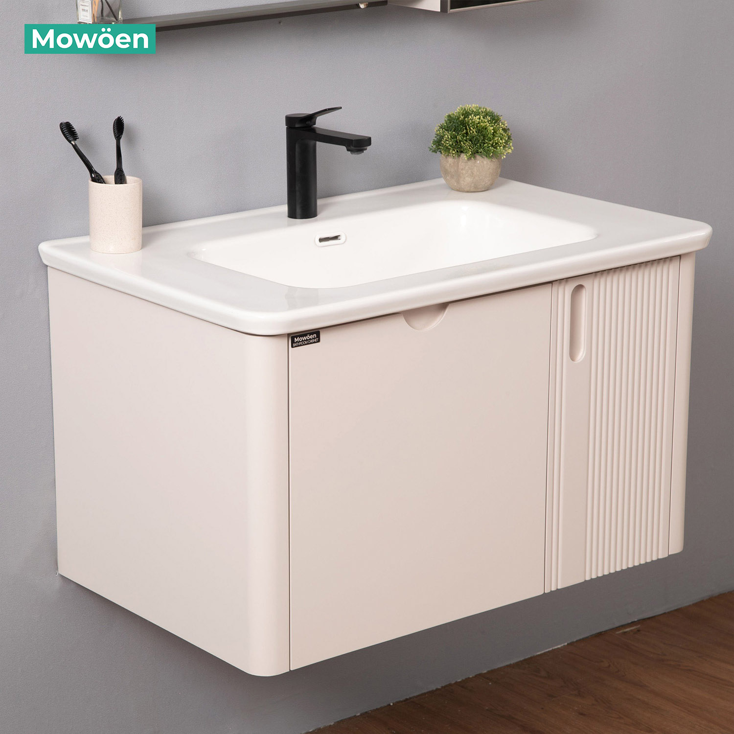 Tủ Lavabo Nhựa PVC Mowoen MW2811-80
