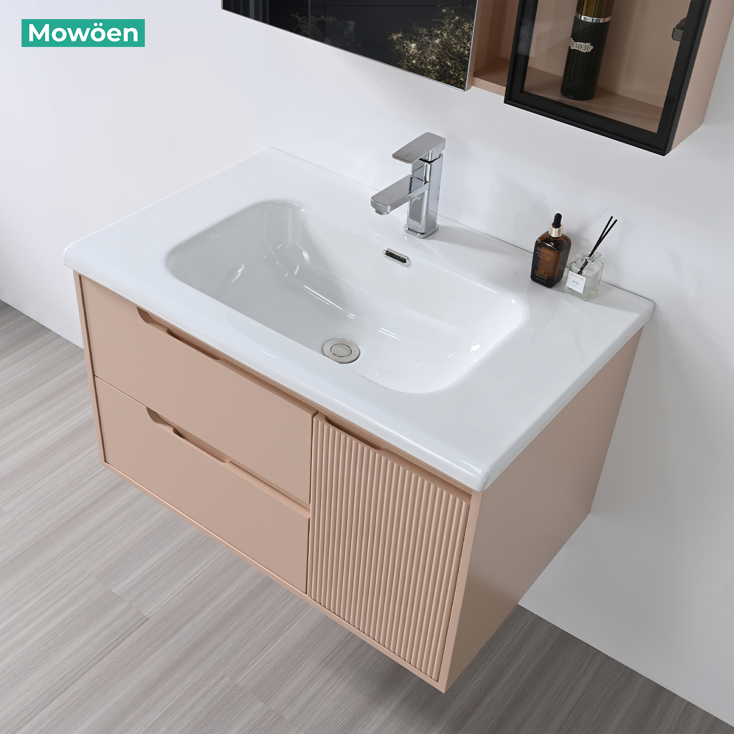 Tủ Lavabo Nhựa PVC Mowoen MW2820-80