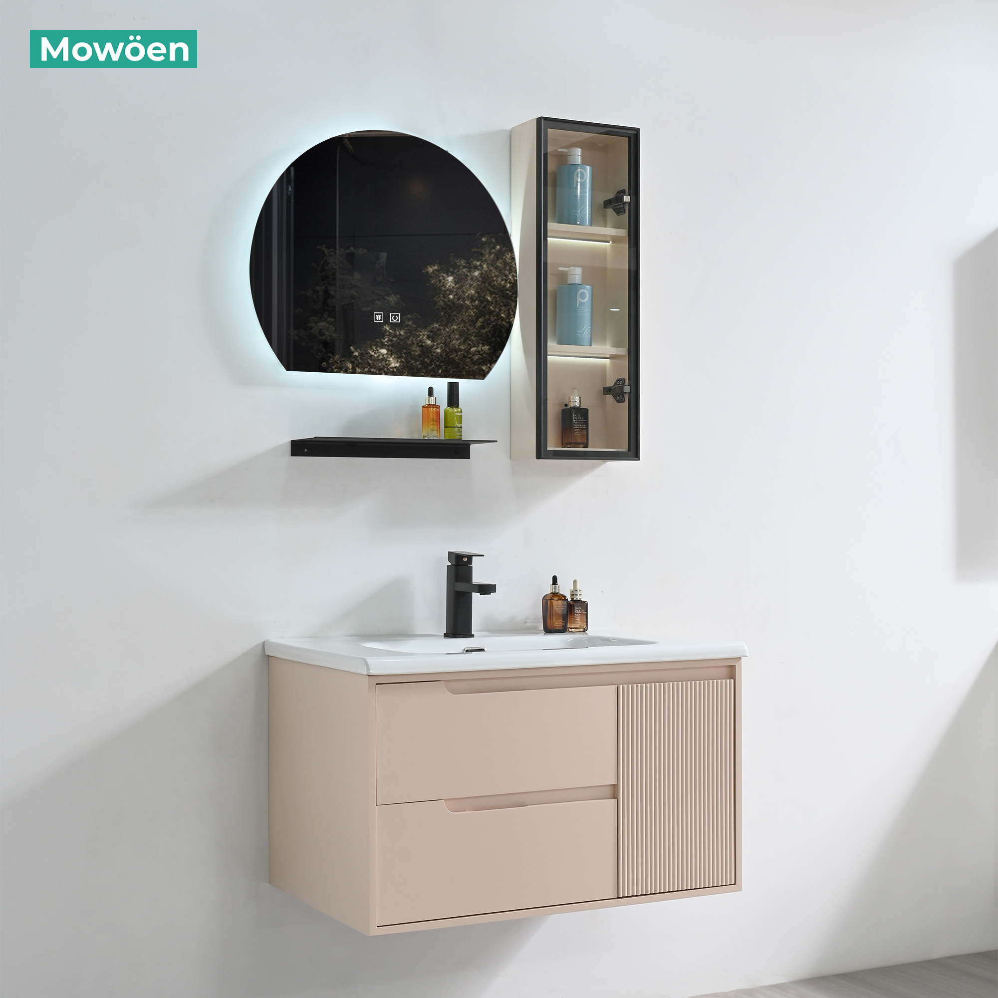 Tủ Lavabo Nhựa PVC Mowoen MW2821-80