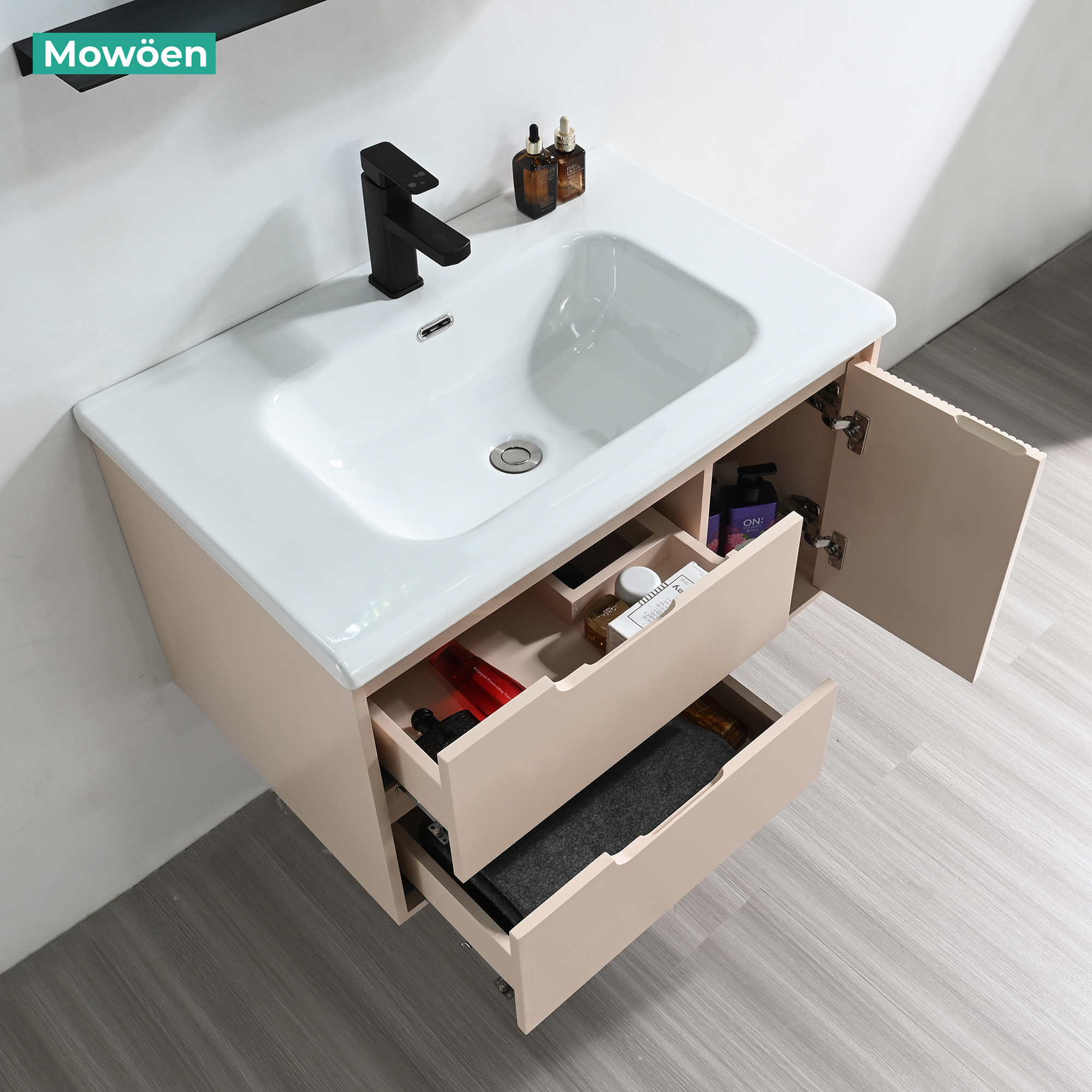 Tủ Lavabo Nhựa PVC Mowoen MW2821-80