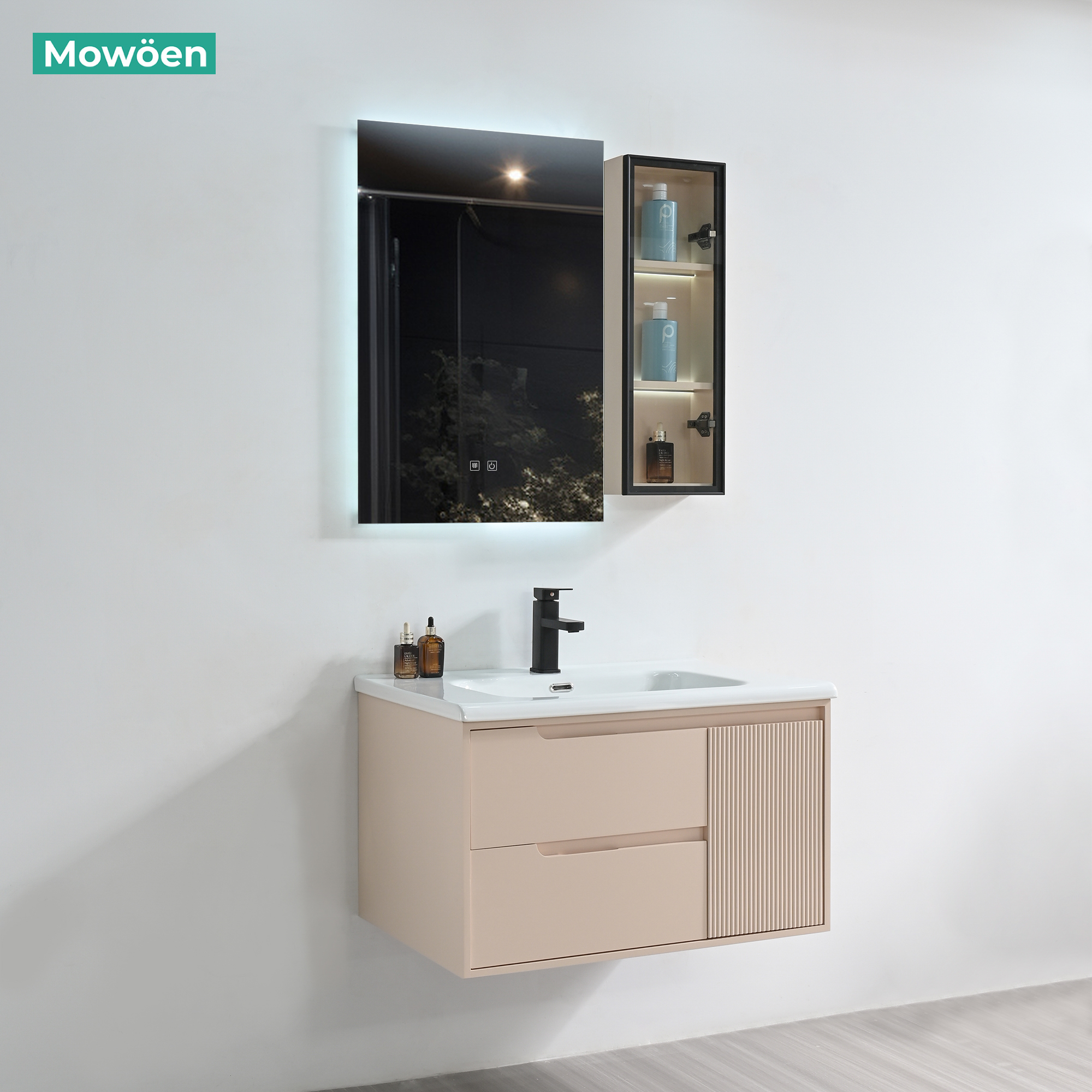 Tủ Lavabo Nhựa PVC Mowoen MW2822-80