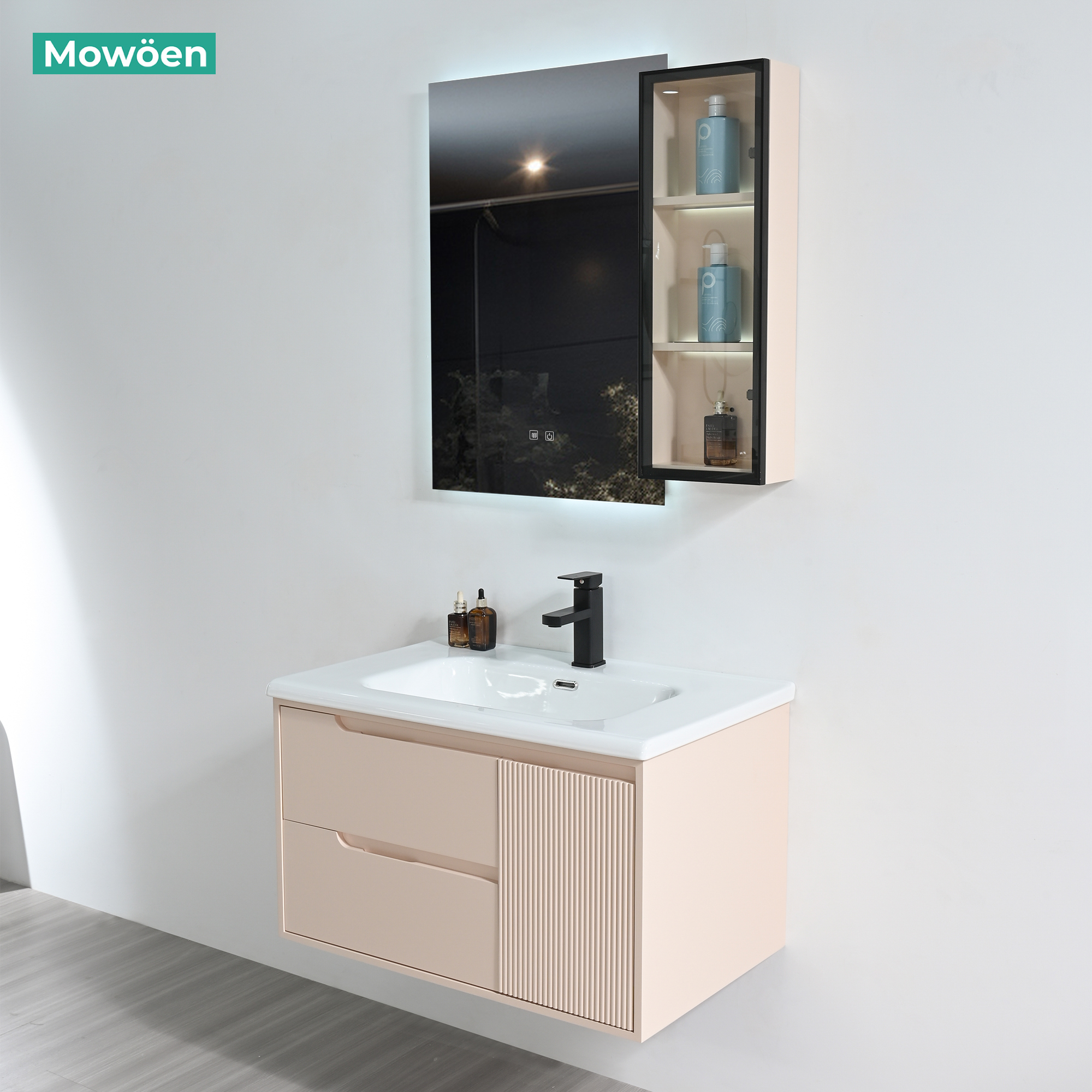Tủ Lavabo Nhựa PVC Mowoen MW2822-80
