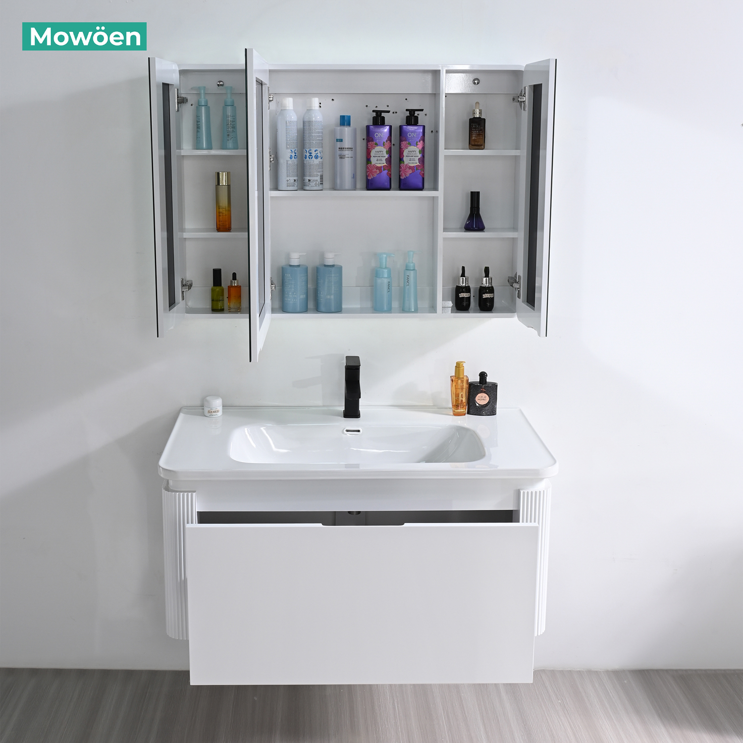 Tủ Lavabo Nhựa PVC Mowoen MW2823-100