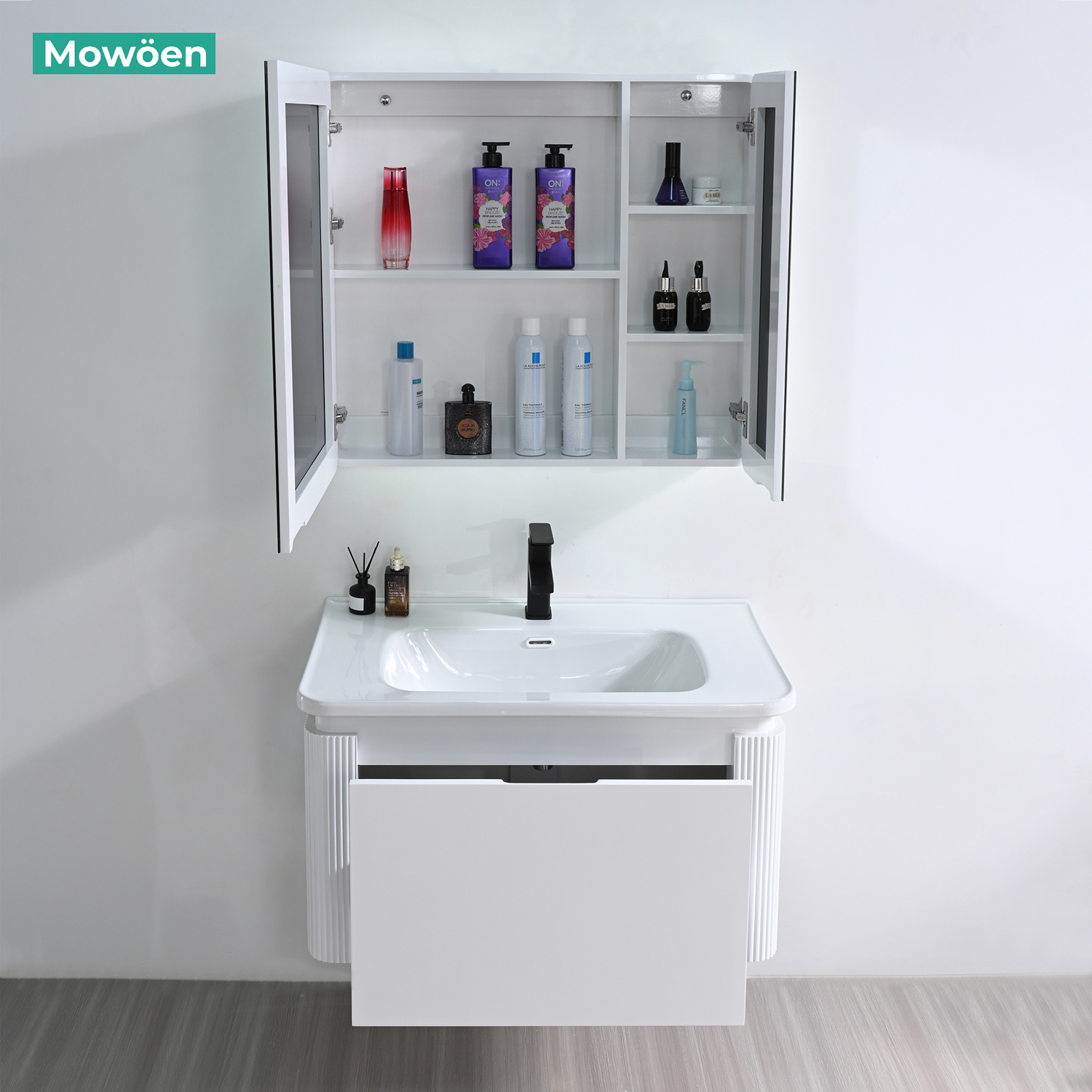 Tủ Lavabo Nhựa PVC Mowoen MW2823-80