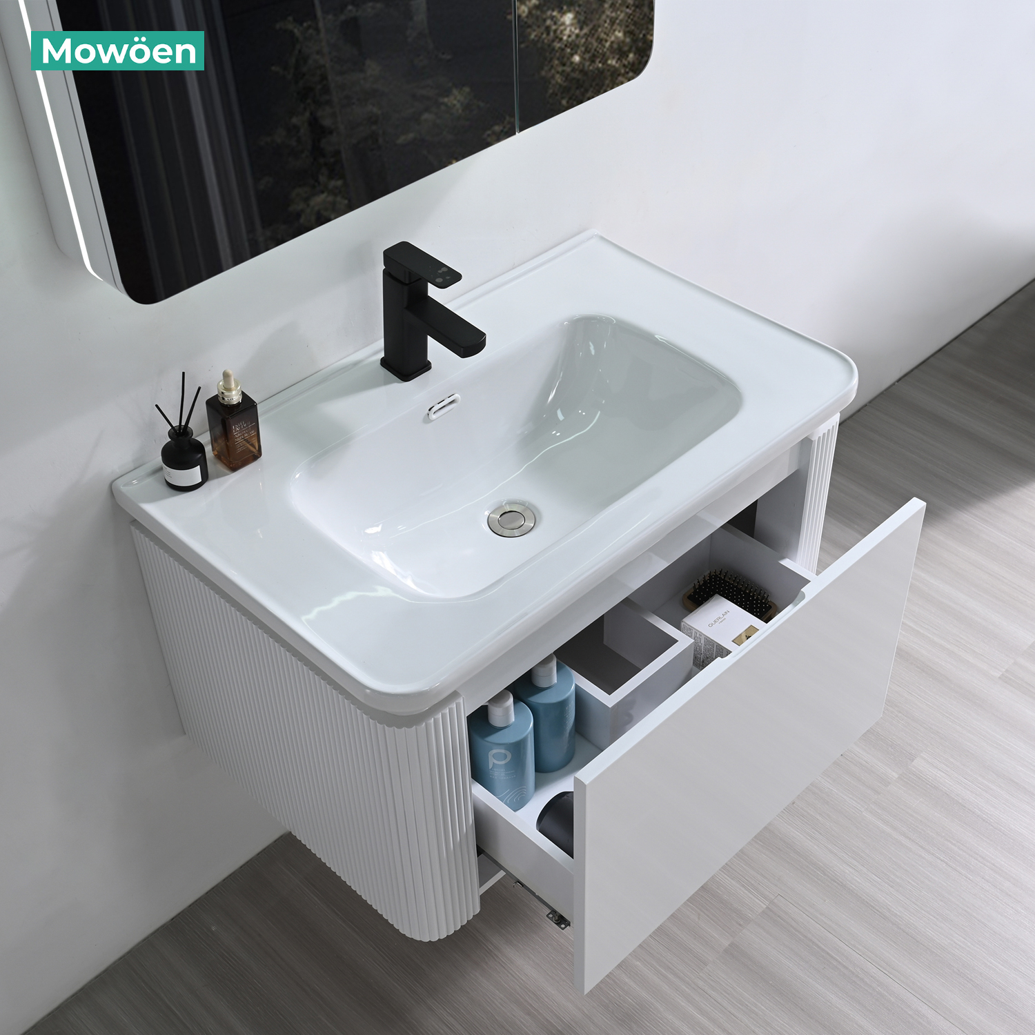 Tủ Lavabo Nhựa PVC Mowoen MW2823-80