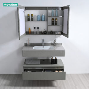 Tủ Lavabo Nhựa PVC Mowoen MW2826-100