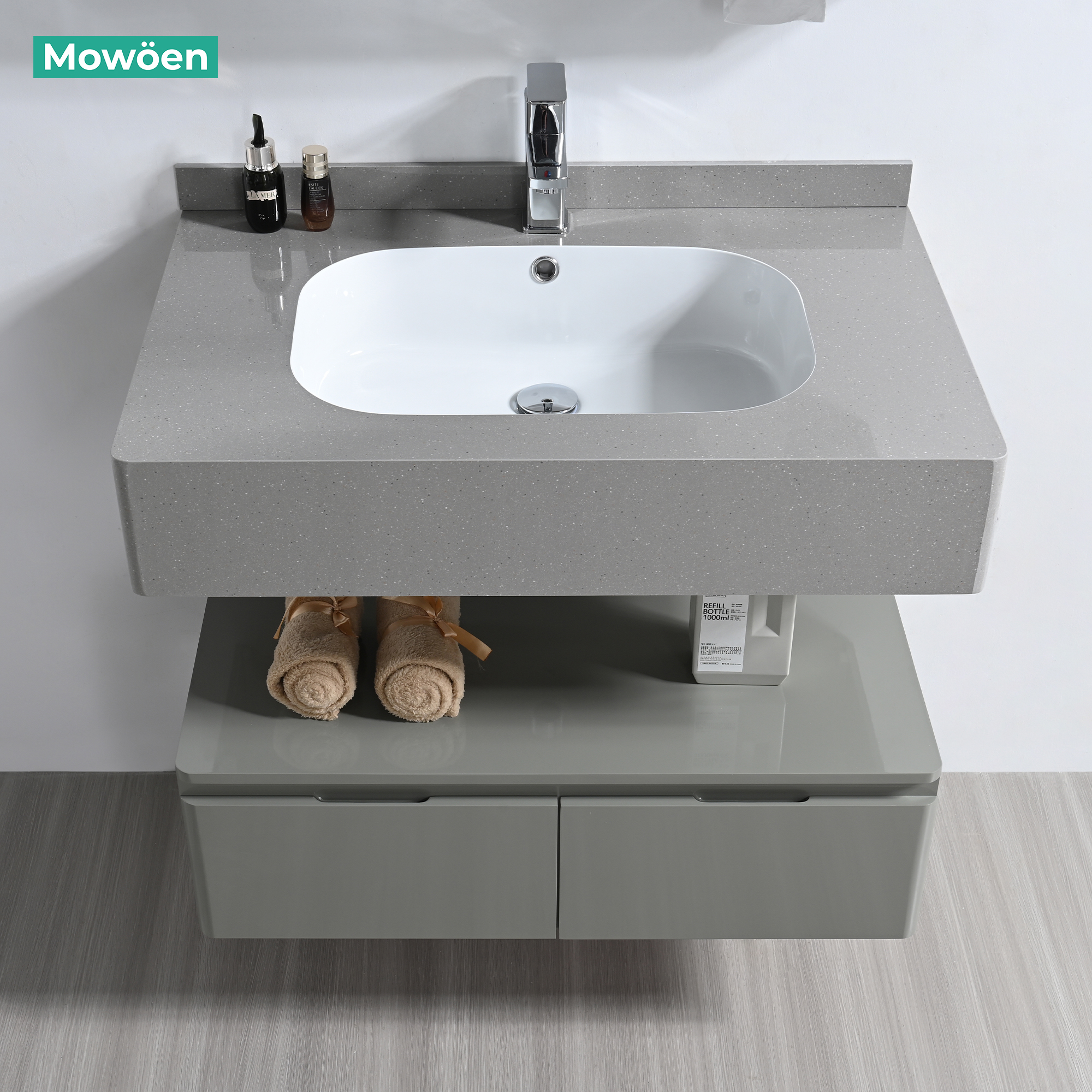 Tủ Lavabo Nhựa PVC Mowoen MW2826-80