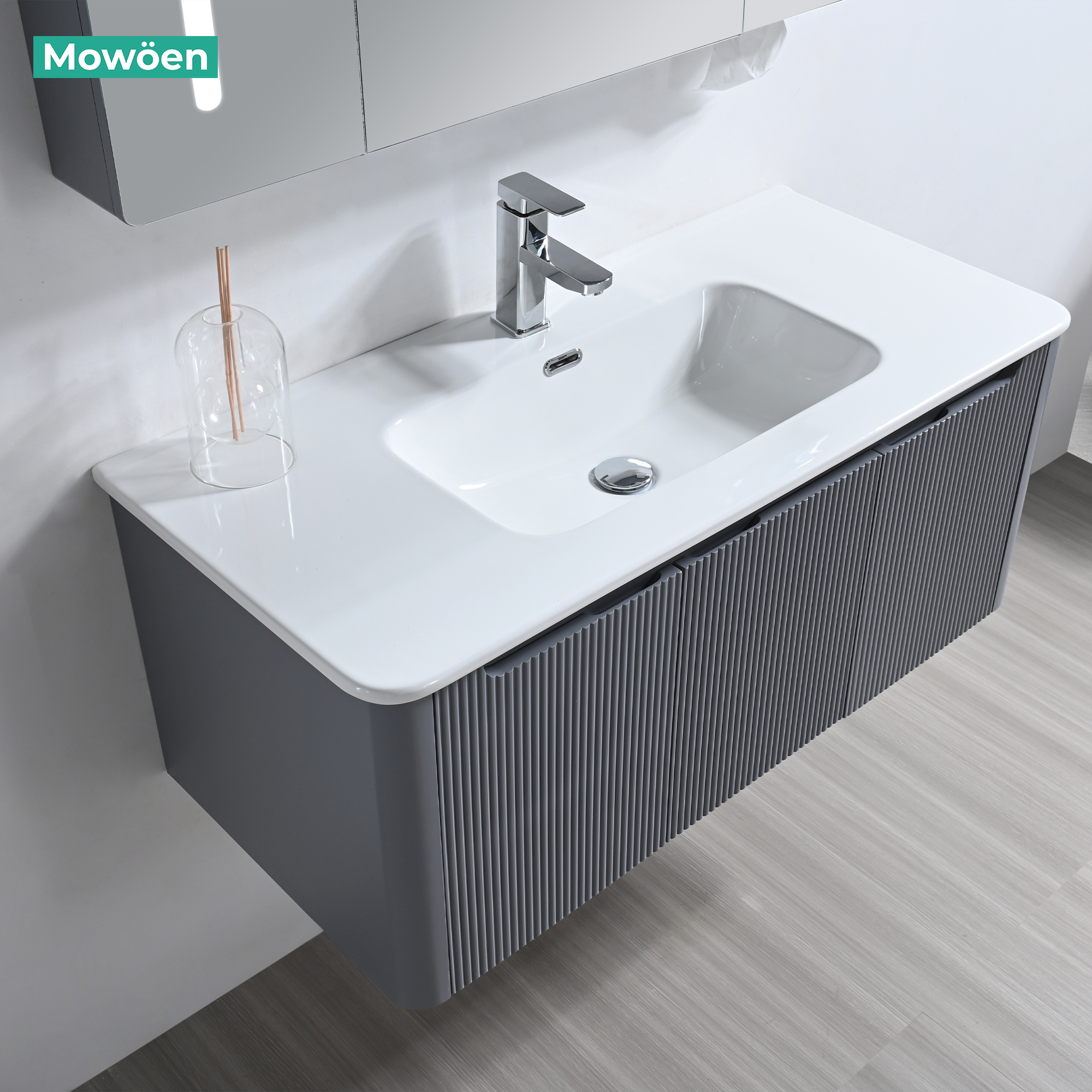 Tủ Lavabo Nhựa PVC Mowoen MW2828-100