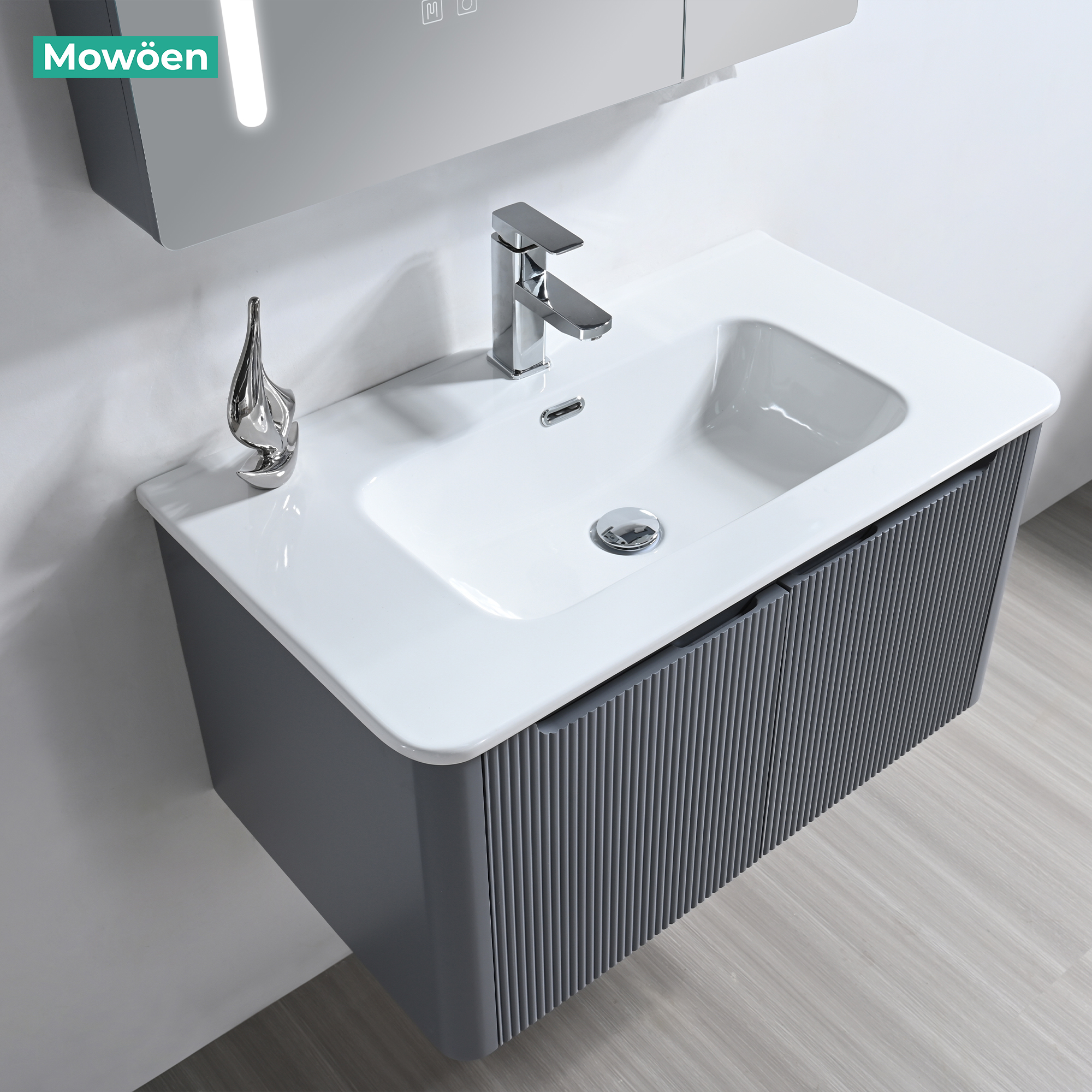 Tủ Lavabo Nhựa PVC Mowoen MW2828-80