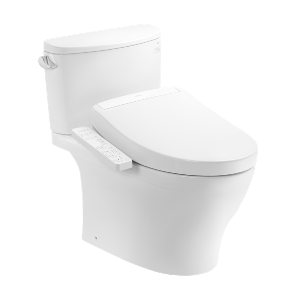 Bồn cầu 2 khối TOTO CS767CRW24 nắp rửa điện tử WASHLET S2 TCF33461GAA giấu dây