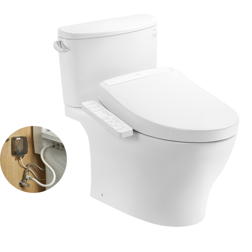 Bồn cầu 2 khối TOTO CS767RW24 nắp rửa điện tử WASHLET S2 TCF33461GAA
